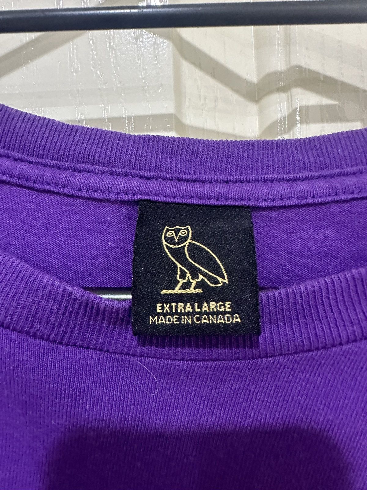 Drake × October's Very Own OVO Athletics Purple Tee Size US XL / EU 56 / 4 - 3 Thumbnail