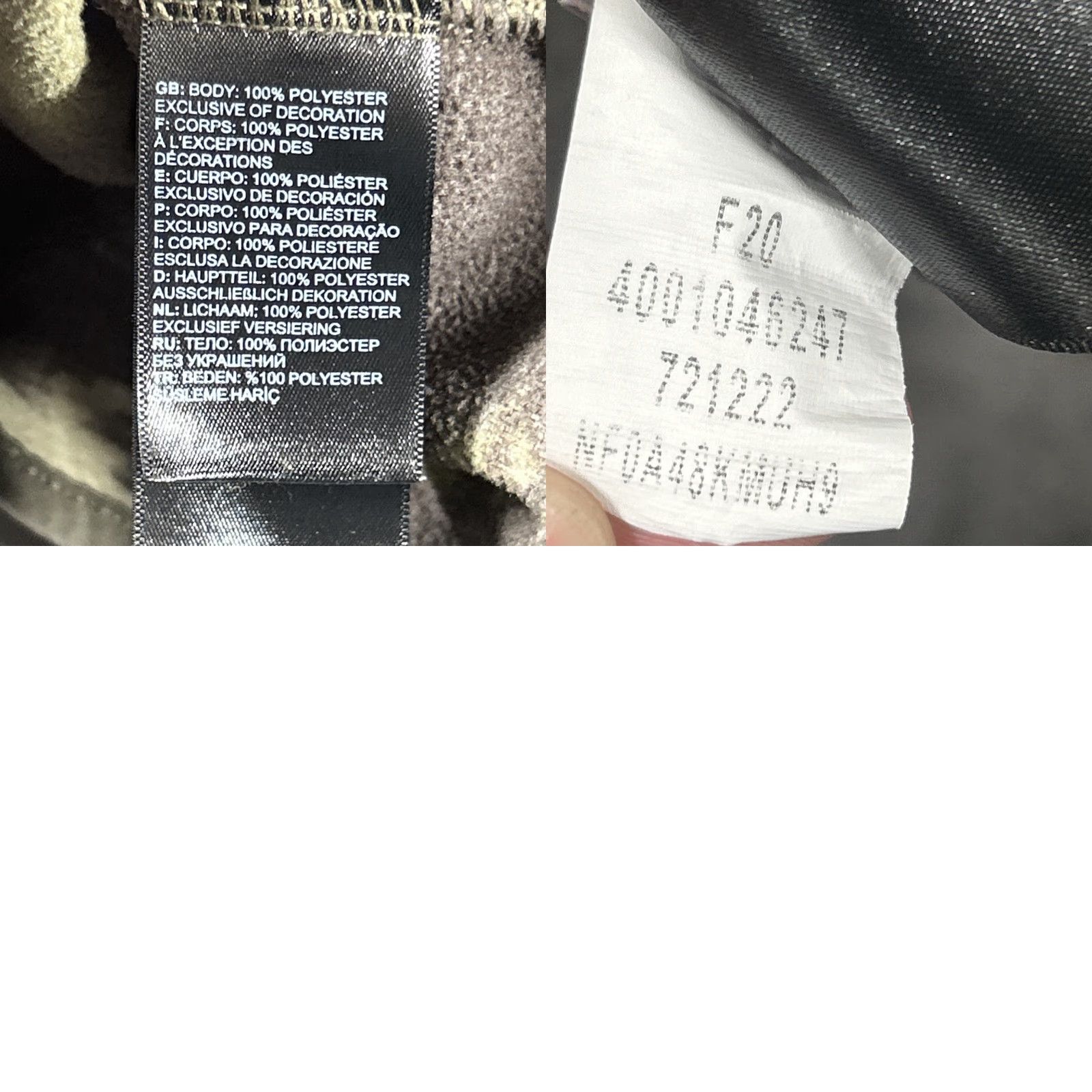 The North Face The North Face Pullover Sweatshirt Womens Large Green Camouflage Fleece 1/4 Snap Long Sleeve Mock Logo Outdoor Winter Fall Spring Hiking Walking Size L / US 10 / IT 46 - 8 Thumbnail