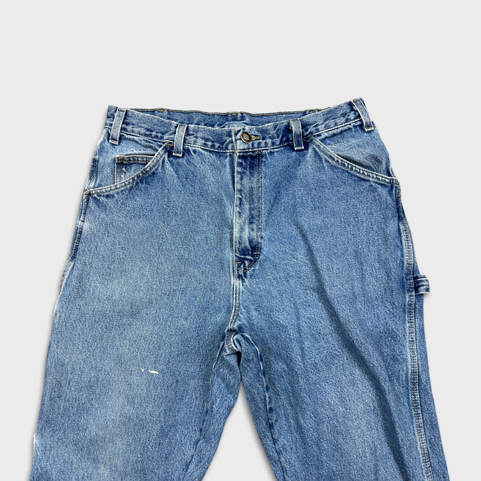 Dickies × Vintage Dickies Shorts 32x19 Hemmed Workwear Baggy Denim Jeans Pants Size US 32 / EU 48 - 2 Thumbnail