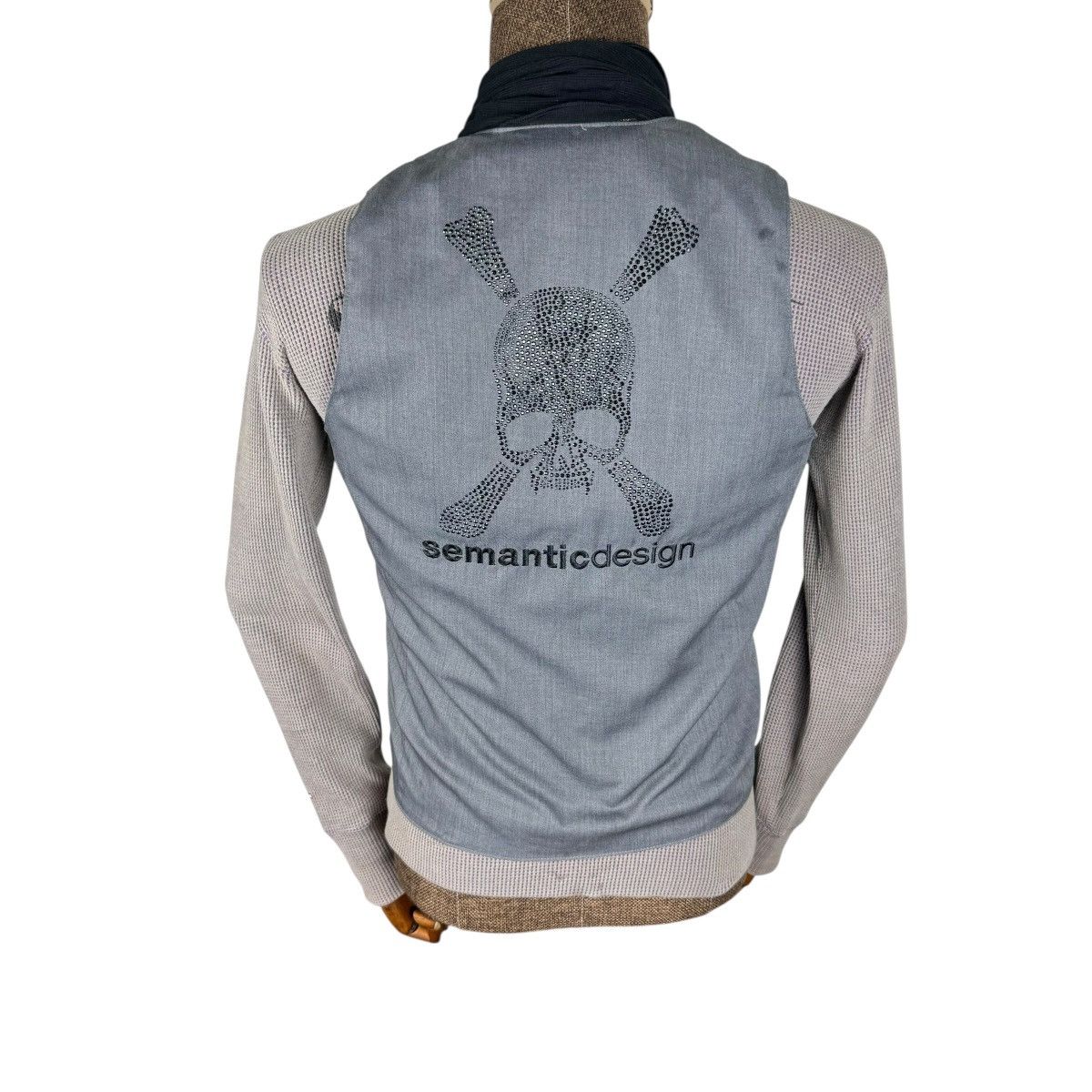 semanticdesign ☀️SEMANTIC DESIGN SKULL VEST LIKE MASTERMIND Size US M / EU 48-50 / 2 - 3 Thumbnail
