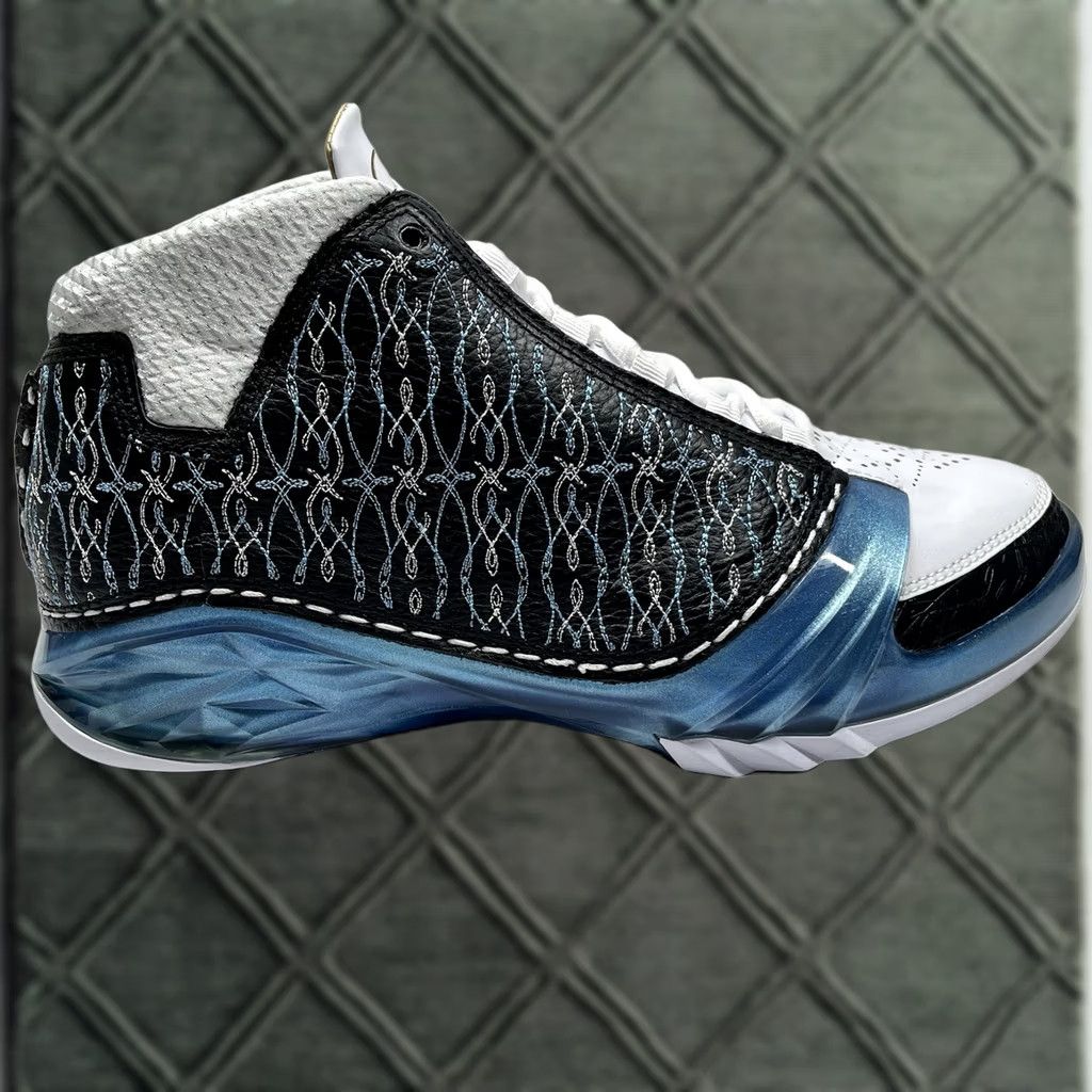 Nike Nike Air Jordan 23 Sneaker Mens 8.5 Black University Blue-White Leather Mid Top 2008 Size US 9 / EU 42 - 1 Thumbnail