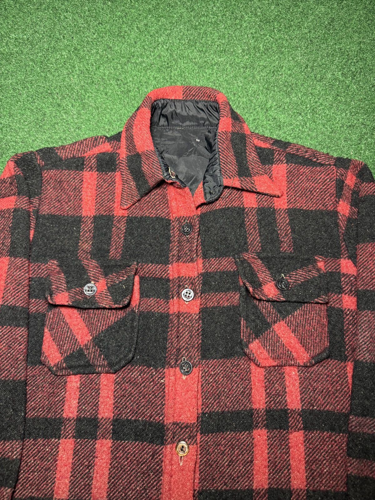 Vintage Vintage Buffalo Plaid Wool Blend 70s 80s Sm Flannel Shirt Size US S / EU 44-46 / 1 - 2 Thumbnail