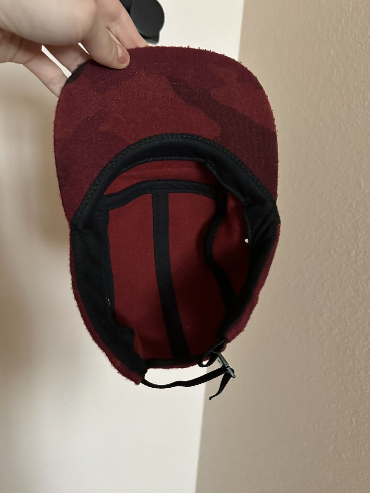 Supreme Red Camo Supreme Cap Size ONE SIZE - 3 Thumbnail