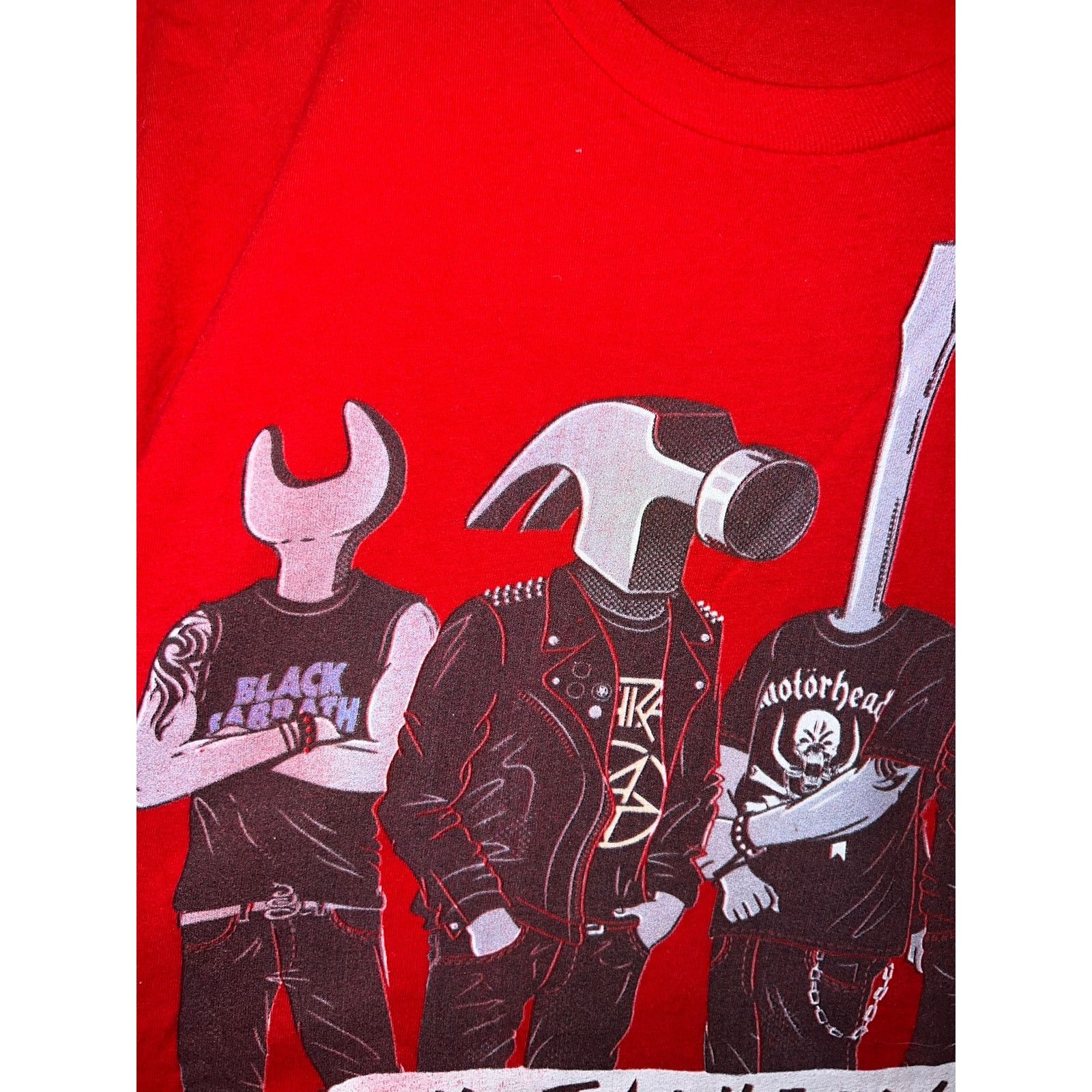 Tultex Y2K Metal Metalheads Music Album Graphic Red Shirt 2000s L Size US L / EU 52-54 / 3 - 4 Thumbnail