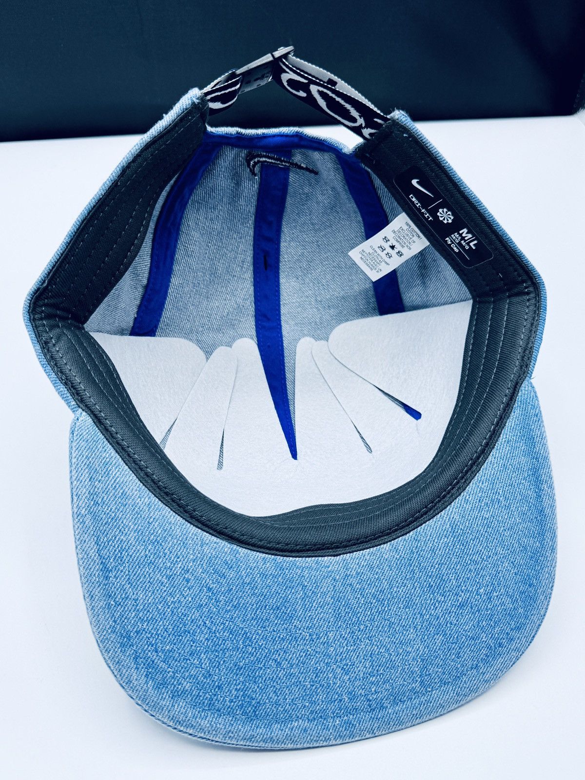Nike Nike USA FlyNike Dri-FIT Denim Fz6304 493 Unisex Strapback Size ONE SIZE - 5 Thumbnail