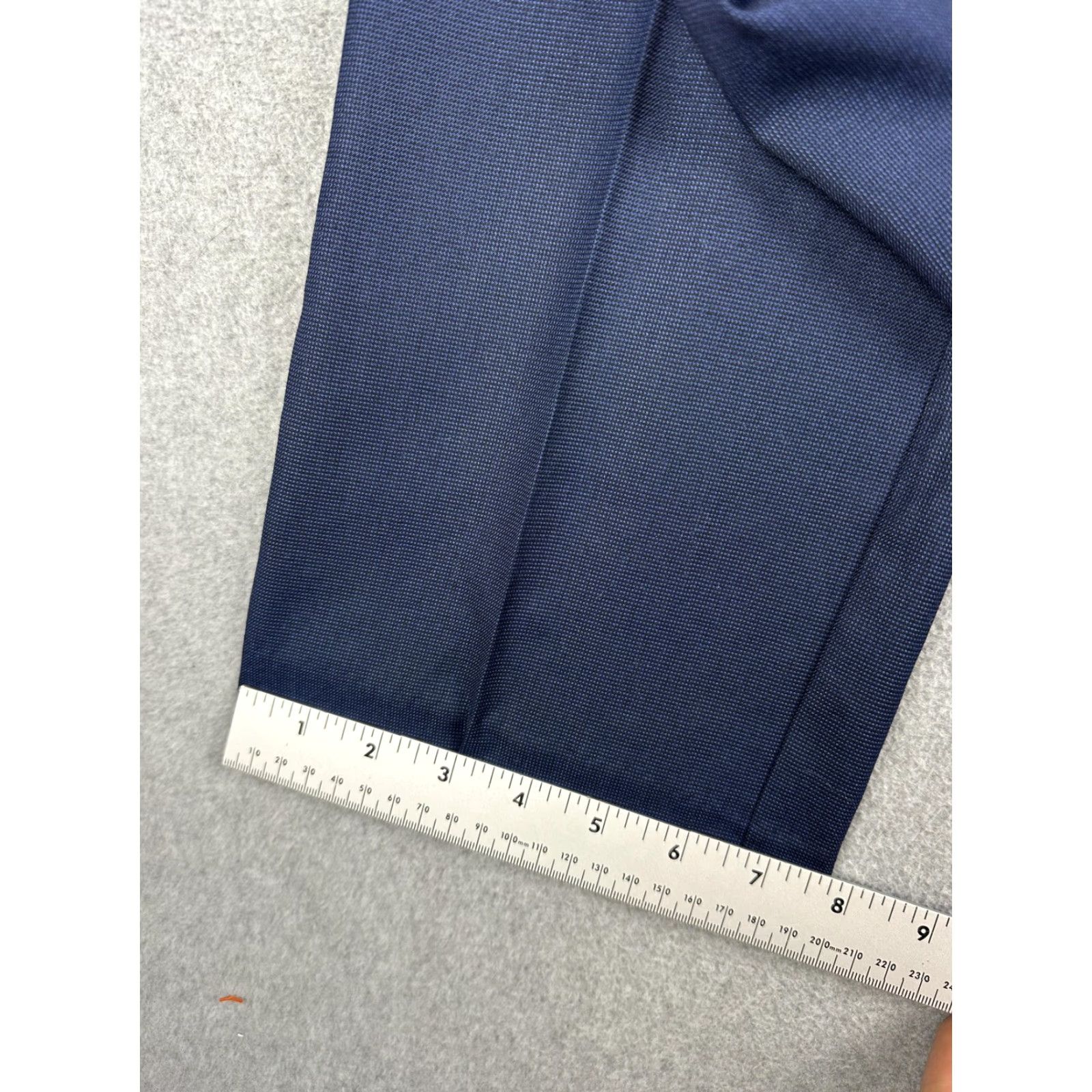 Perry Ellis Perry Ellis Portfolio Dress Pants Mens 34x32 Navy Slim Fit Tapered Straight Leg Chino Work Formal Business NWT Size US 34 / EU 50 - 7 Thumbnail