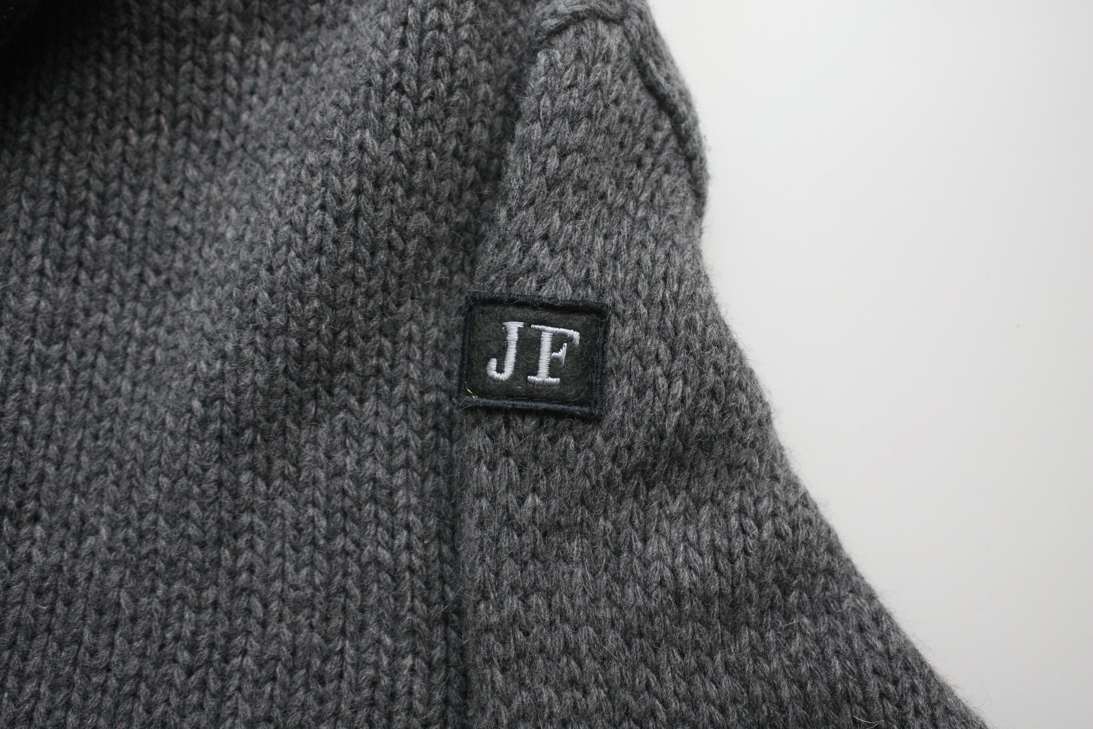 GF Ferre Gianfranco Ferre Jeans Wool Blend Grey Knitted Pullover L Size US L / EU 52-54 / 3 - 6 Thumbnail