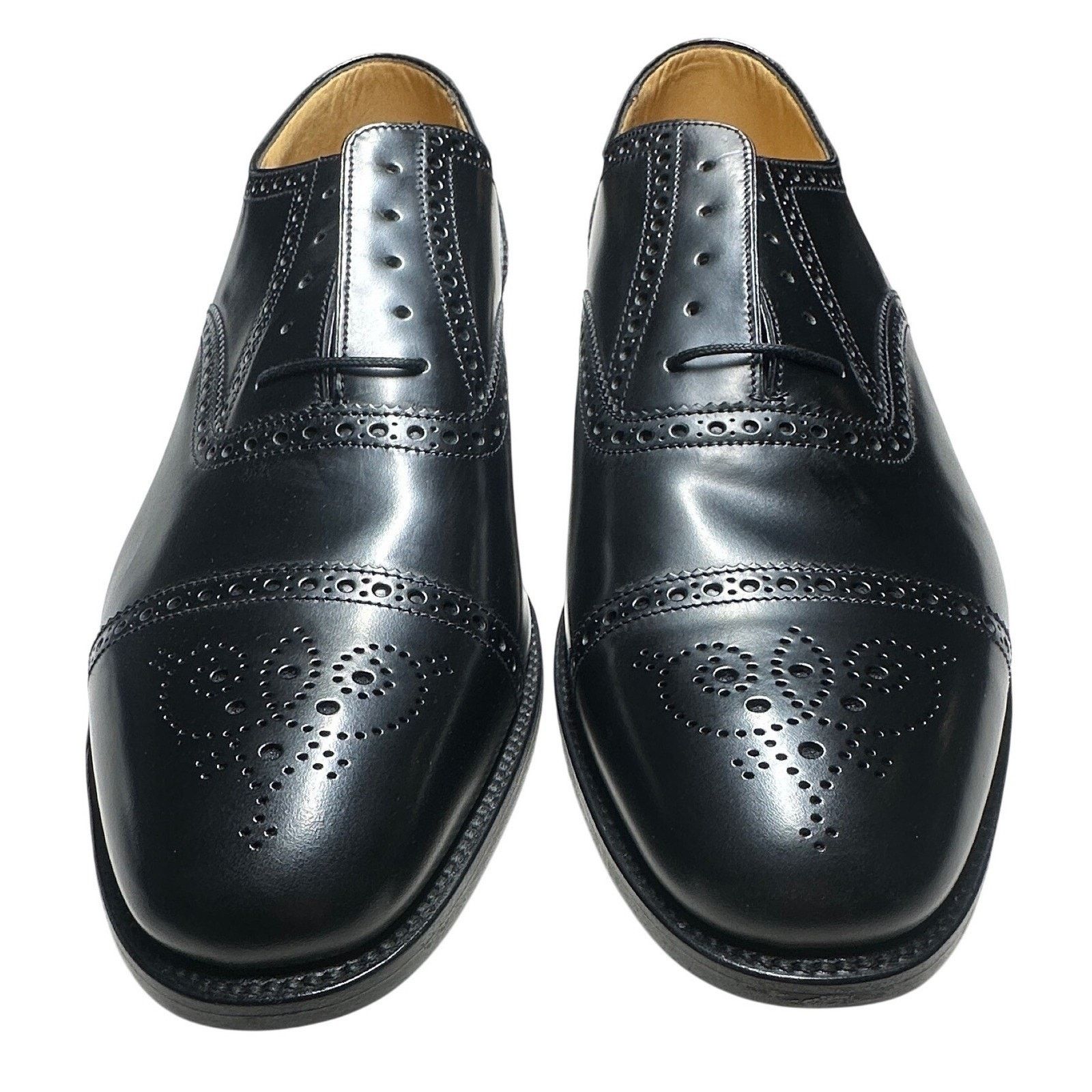 Charles Tyrwhitt Charles Tyrwhitt Semi Brogue Shoes Mens 12.5 Black NEW Size US 12.5 / EU 45-46 - 2 Thumbnail