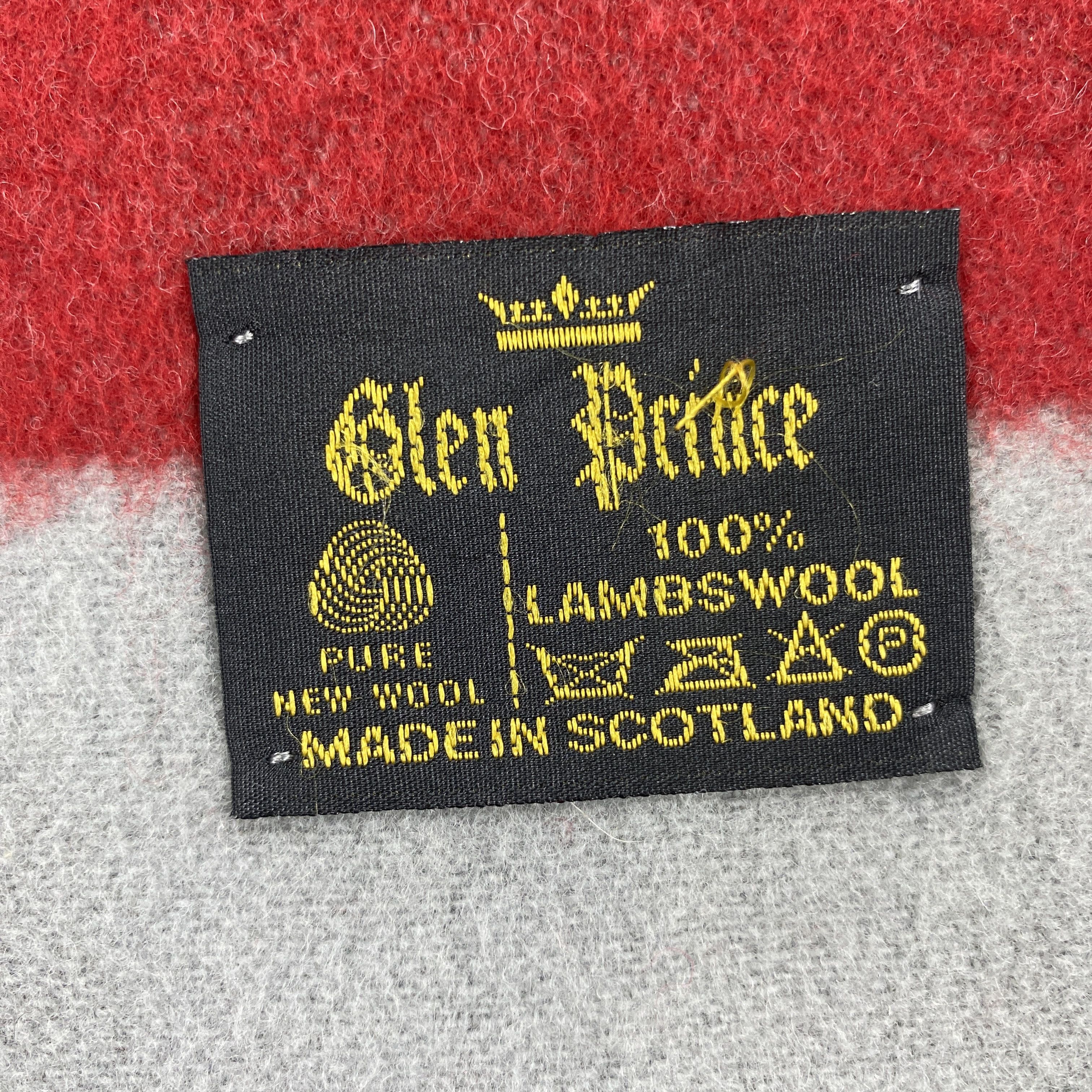 Vintage Glen Prince Scarf # Muffler # Neckwear # D689 Size ONE SIZE - 2 Thumbnail