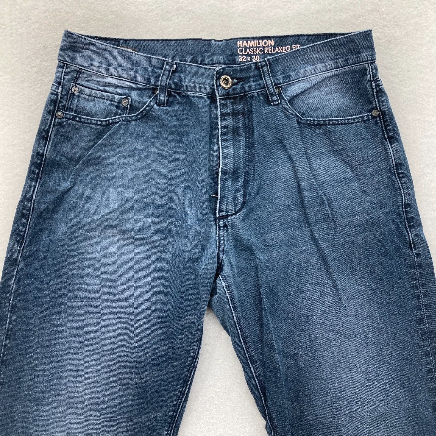 Sean John Sean John Hamilton Classic Relaxed Fit Jeans Mens 32x30 Dark Blue Denim Hip Hop Vintage Size US 32 / EU 48 - 2 Thumbnail