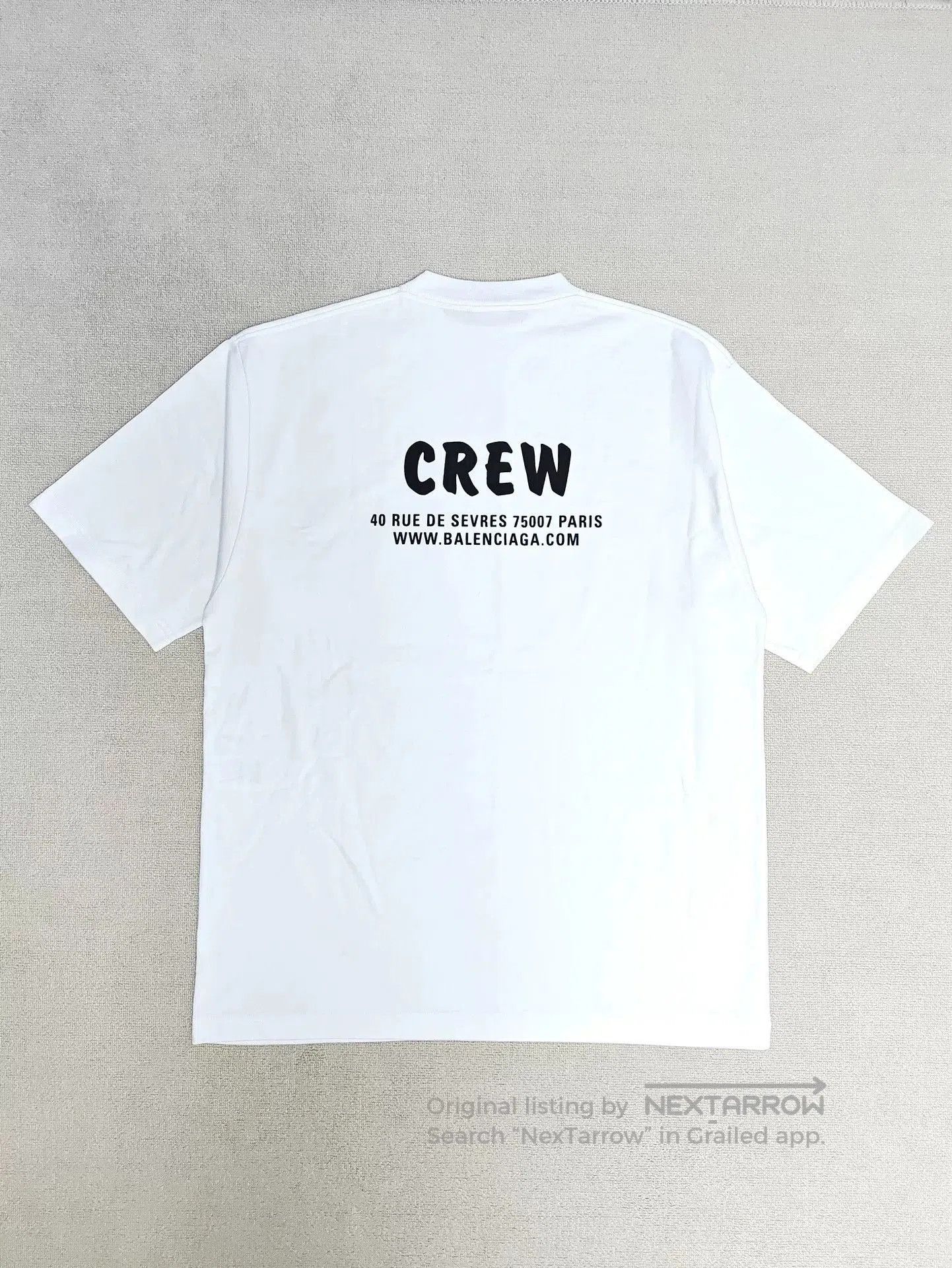 Balenciaga Balenciaga Crew Logo Short-Sleeve Tee. Size XS / US 0-2 / IT 36-38 - 2 Thumbnail