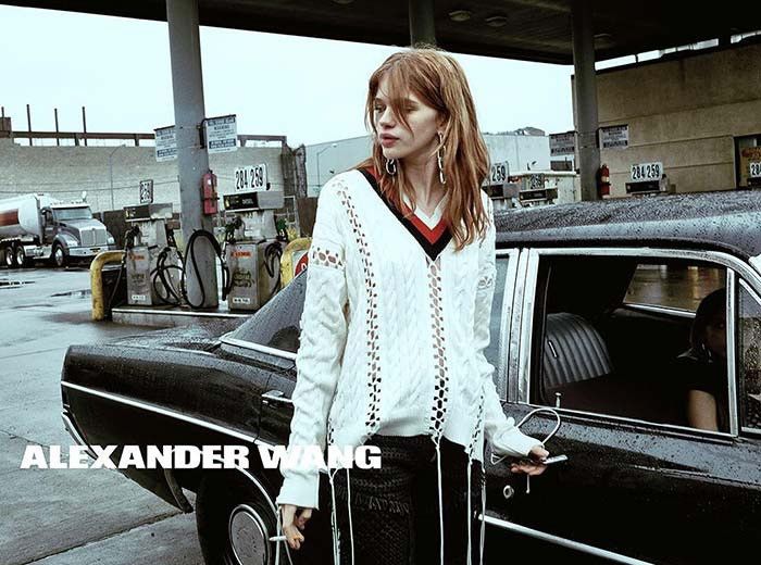 Alexander Wang Deconstructed Lace Aviator Cricket Knit Size US M / EU 48-50 / 2 - 1 Thumbnail