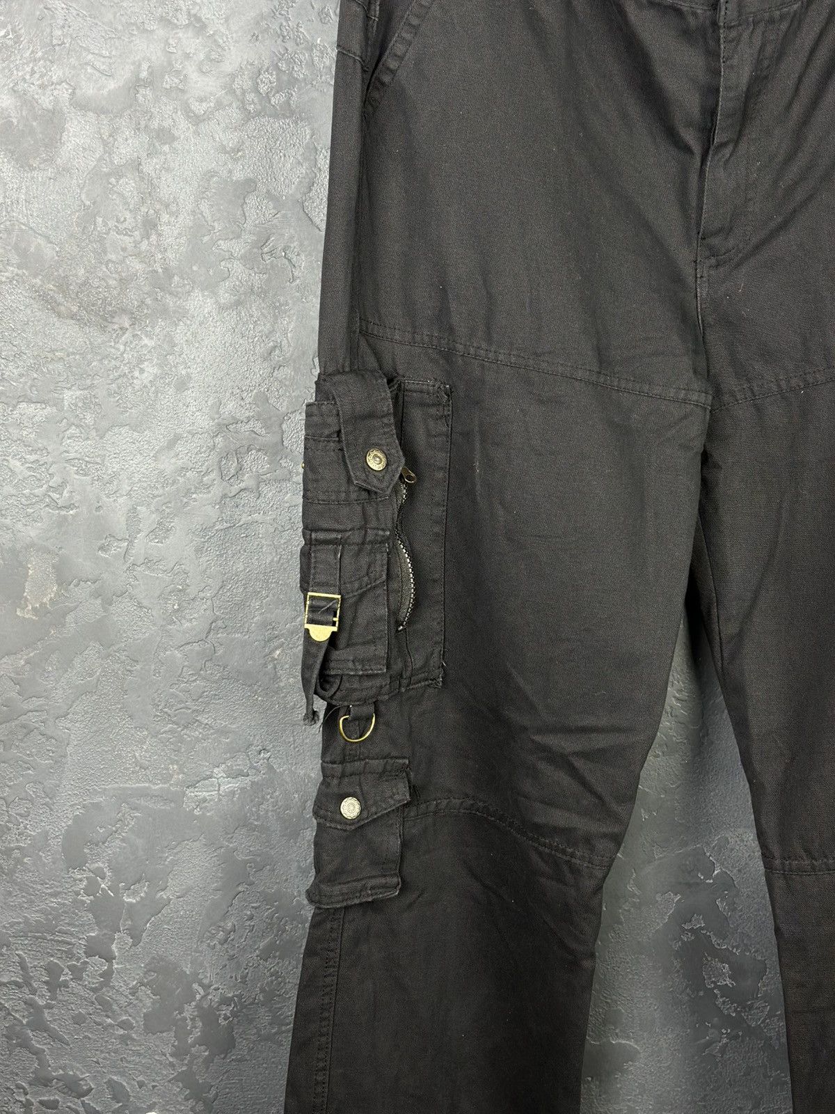 Japanese Brand Japanese Style Cargo Pants Multipocket Black Size US 38 / EU 54 - 3 Thumbnail