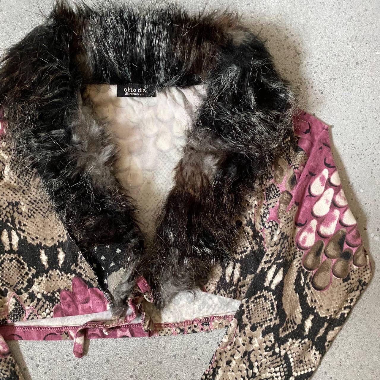 20471120 Japanese Vintage Faux Fur Cropped Top (JPG Gaultier Style) Size S / US 4 / IT 40 - 4 Thumbnail