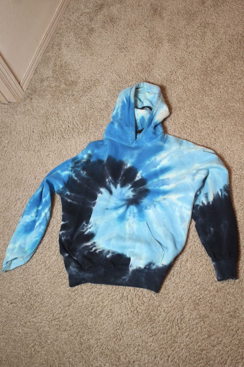 Vintage Vintage tie dye hoodie Size US S / EU 44-46 / 1 - 1 Thumbnail