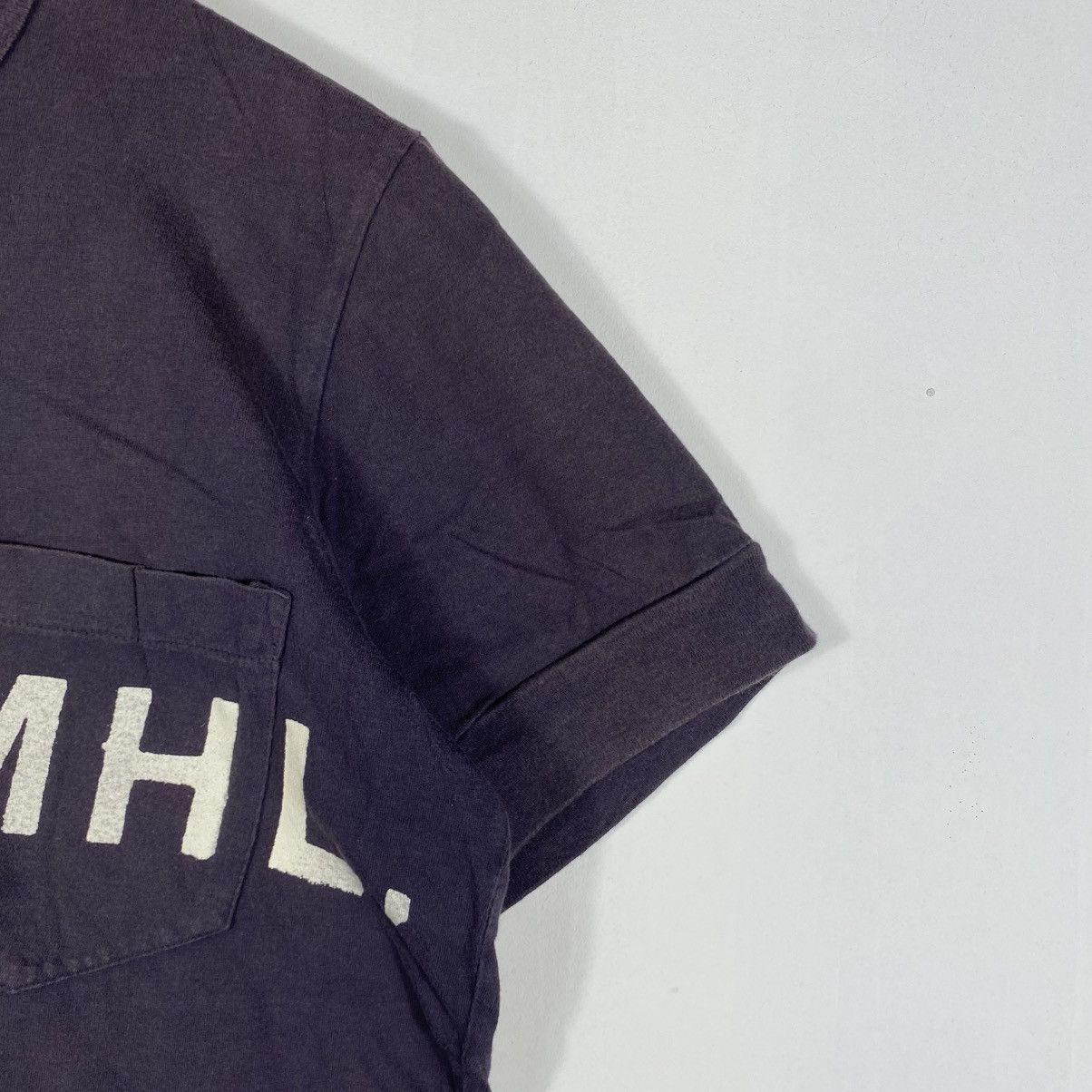 Margaret Howell British Designer MARGARET HOWELL MHLSunfaded PocketTee Shirt Size US M / EU 48-50 / 2 - 3 Thumbnail