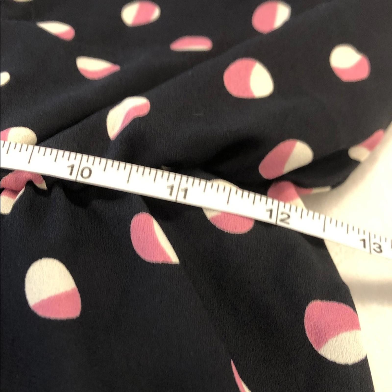 Luchiano Visconti Lush Black sleeveless mini dress Pink White Polka Dots SZ XS Size XS / US 0-2 / IT 36-38 - 8 Thumbnail