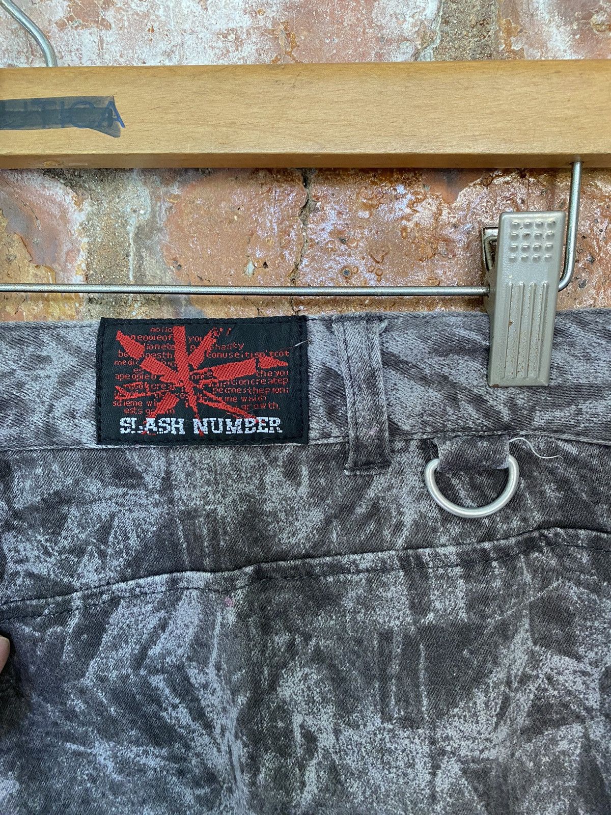 Sex Pot ReVeNGe 🔥 SLASH NUMBER JAPAN SMOKED BONDAGE PANT Size US 30 / EU 46 - 17 Thumbnail