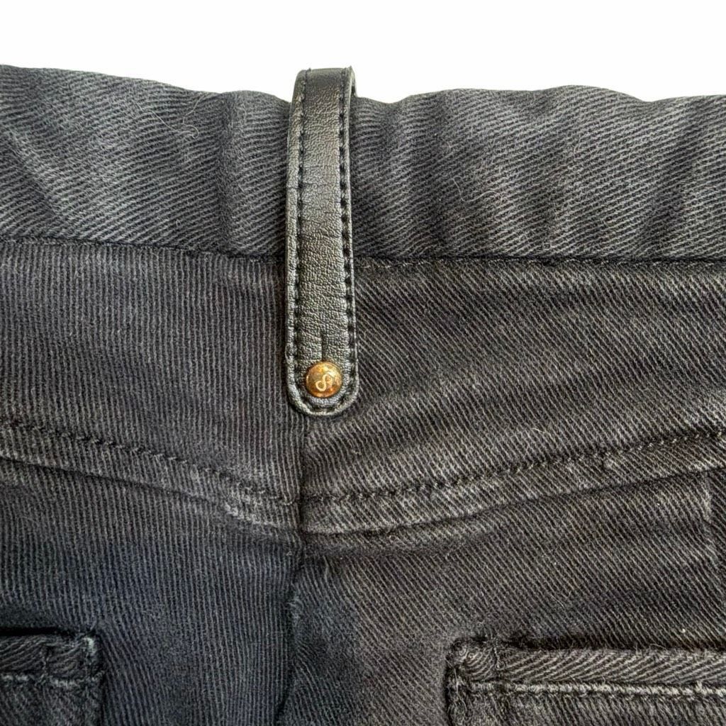 Twenty Twenty8Twelve by S. Miller Black Boho Studded Low Rise Skinn Size 25" / US 0 / IT 36 - 11 Thumbnail
