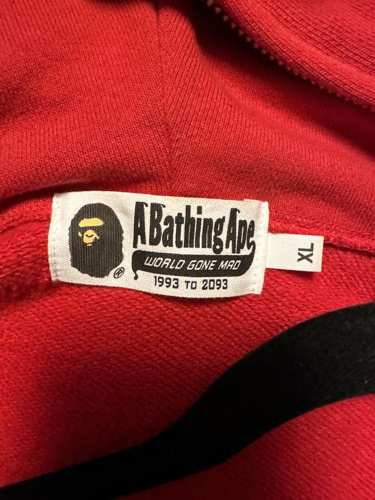 Bape Red Camo BAPE hoodie full zip shark mouth Size US XL / EU 56 / 4 - 2 Thumbnail