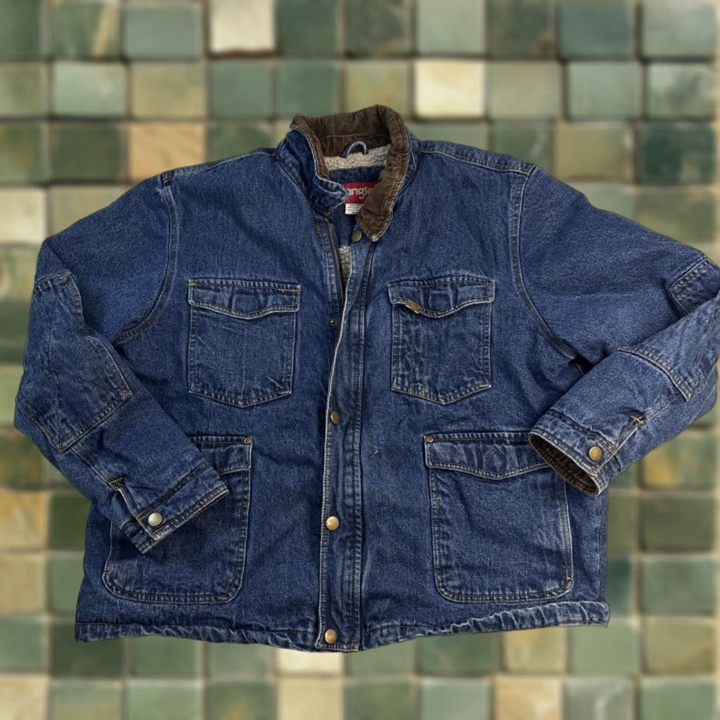 Wrangler VINTAGE Wrangler Denim Jacket Truckers Size US XXL / EU 58 / 5 - 1 Thumbnail