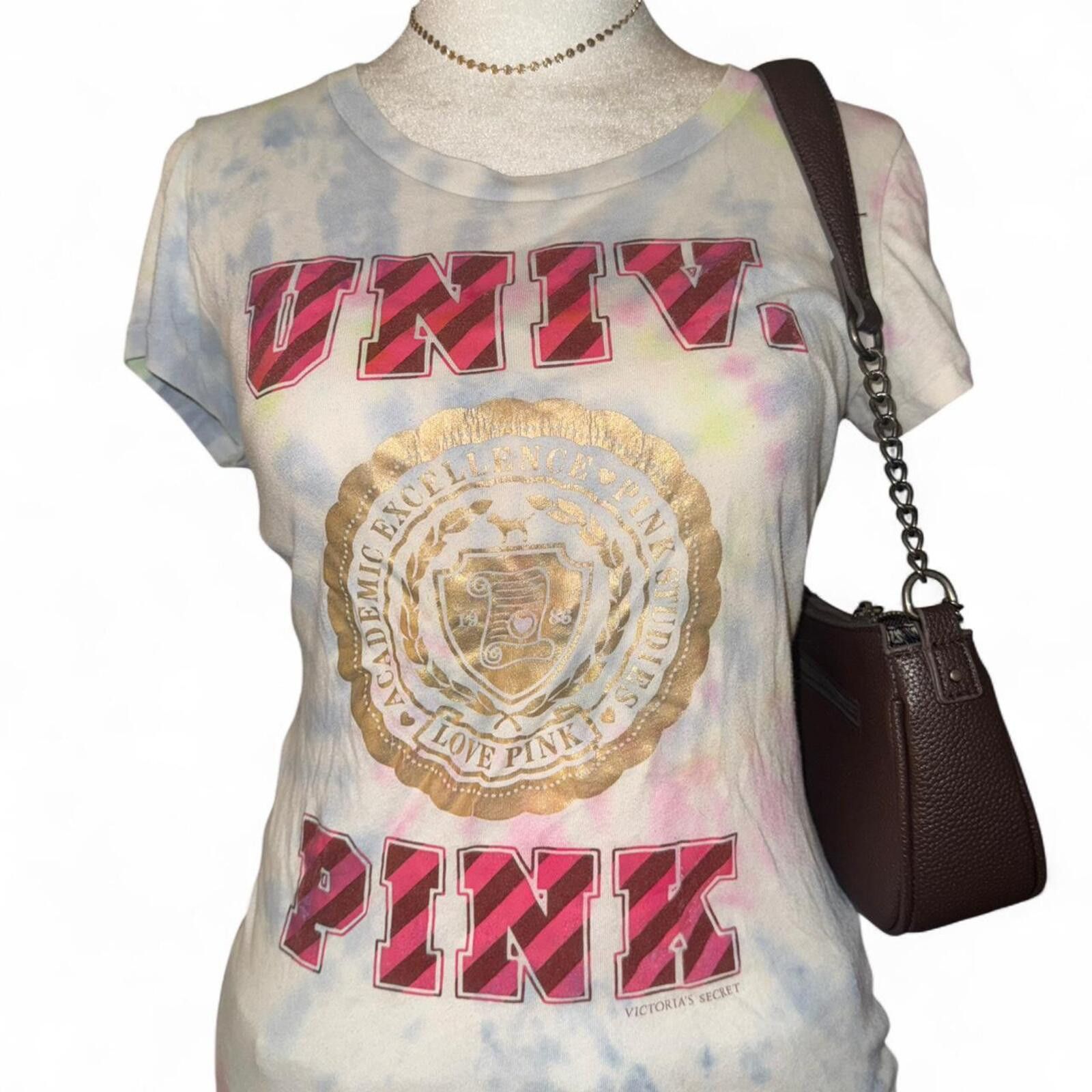 Pink Vintage Victoria Secret—PINK baby tee Size M / US 6-8 / IT 42-44 - 2 Thumbnail