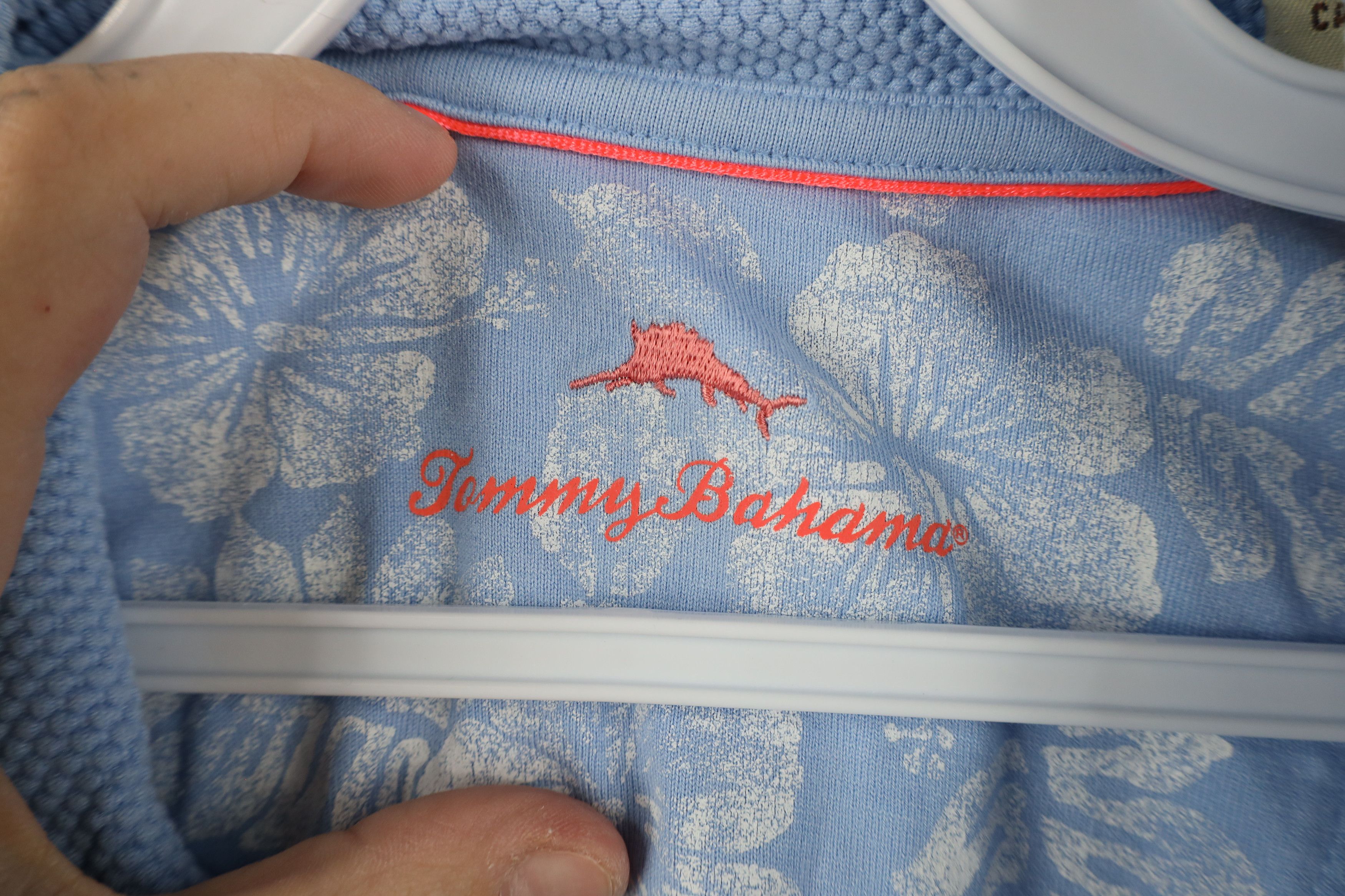 Tommy Bahama × Vintage Tommy Bahama Cotton Lightweight Half Zip Pullover Jacket Size US XL / EU 56 / 4 - 4 Thumbnail