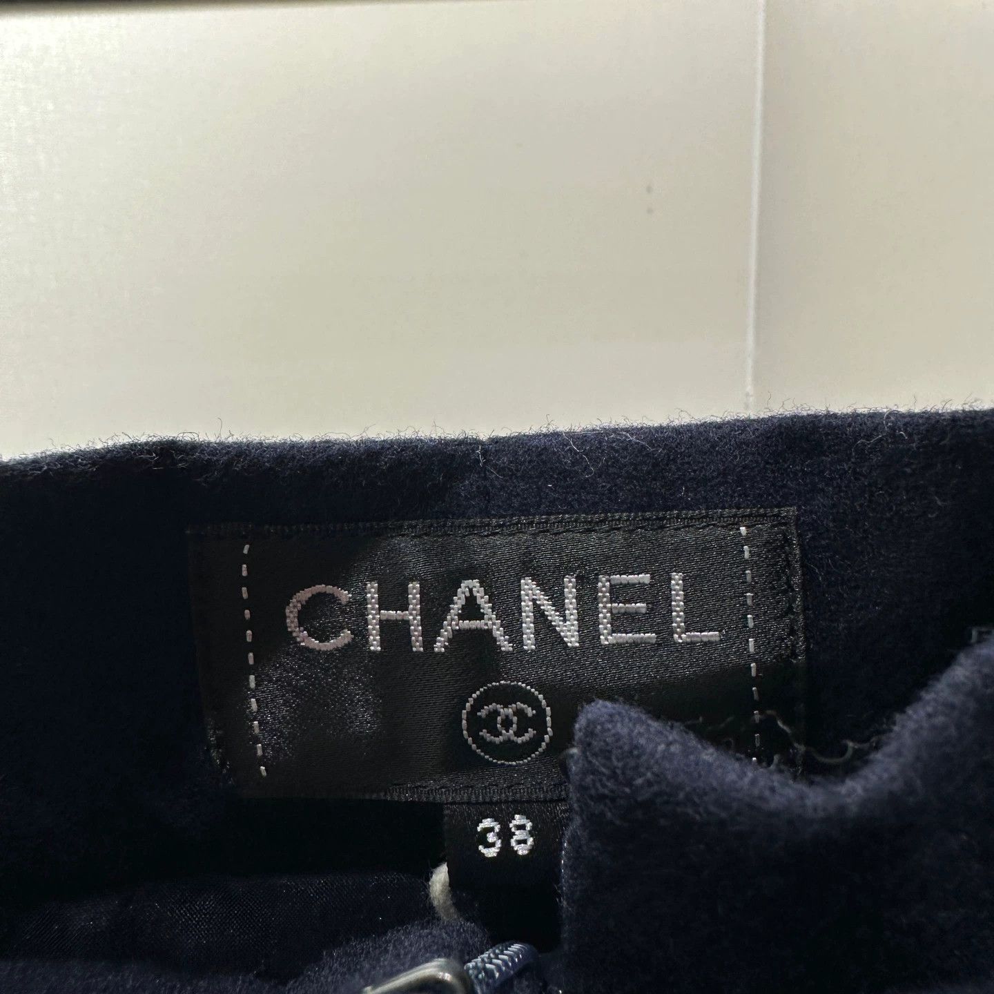 Chanel Chanel feb383 anchor button wool wide-leg pants 3 Size 27" / US 4 / IT 40 - 3 Thumbnail