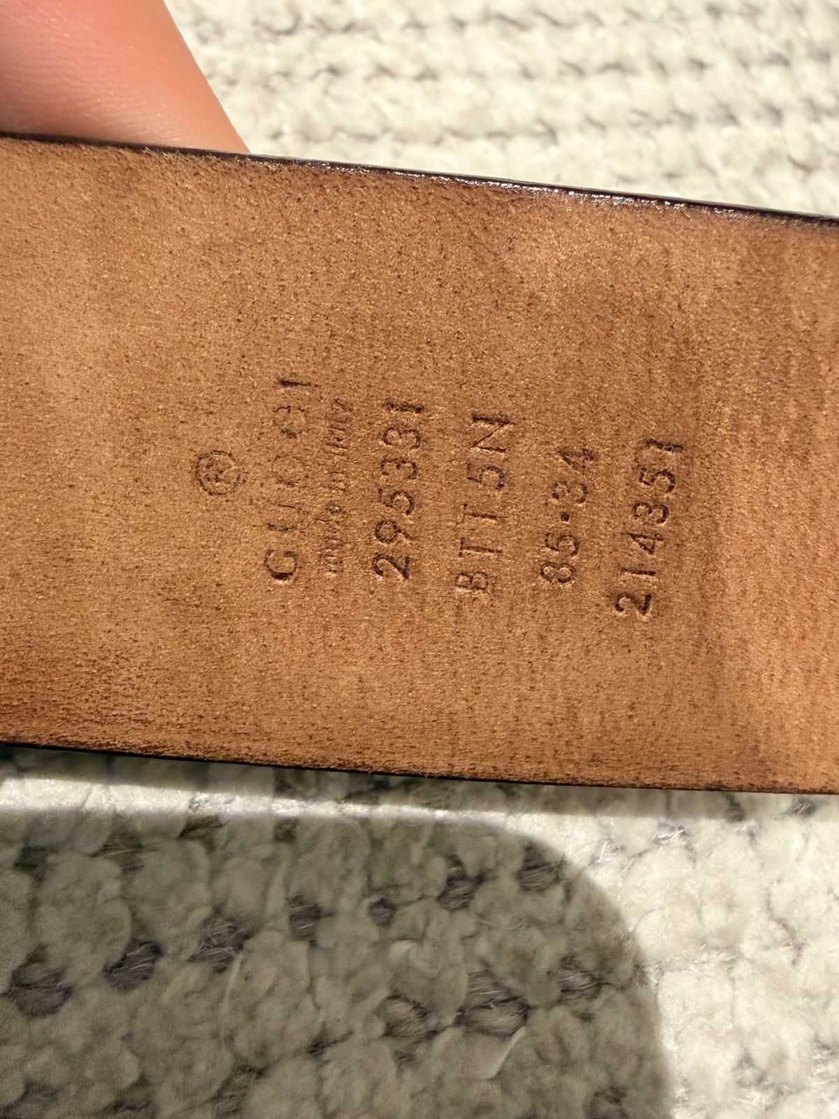 Gucci Gucci Stripe roller belt Size 32 - 2 Thumbnail