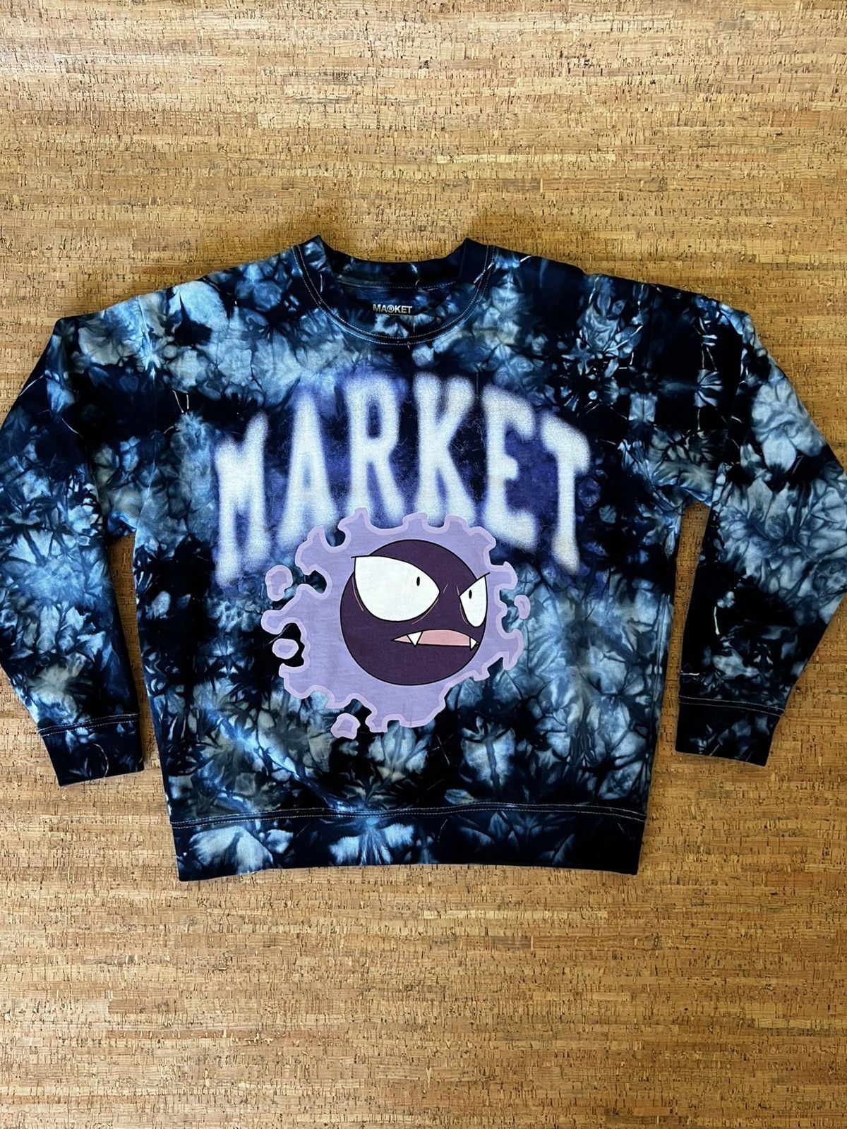 👻 Market x Pokemon - Gastly Tie Dye Crewneck Medium - NEW