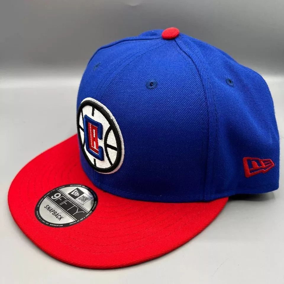 New Era Los Angeles LA Clippers Hat Men 9Fifty New Era NBA Snap Back Size ONE SIZE - 2 Thumbnail
