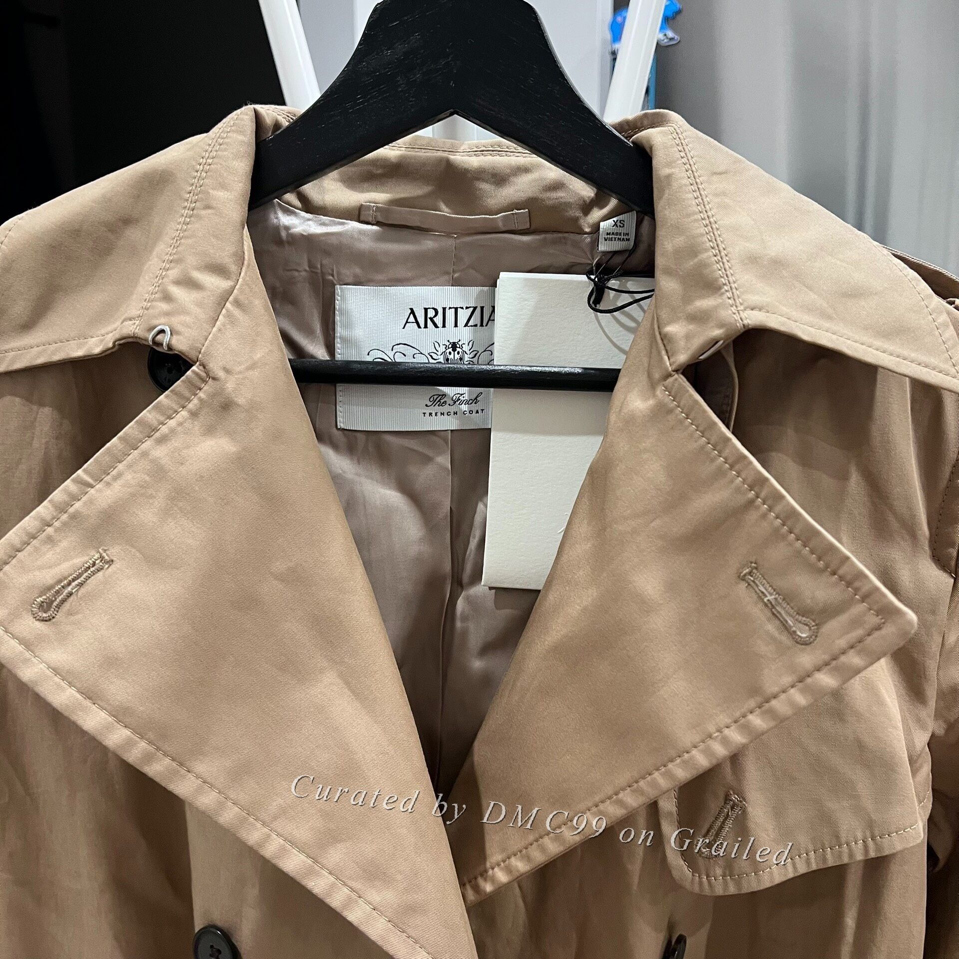 Aritzia Aritzia Finch Mid-Length Trench Coat Size XS / US 0-2 / IT 36-38 - 2 Thumbnail
