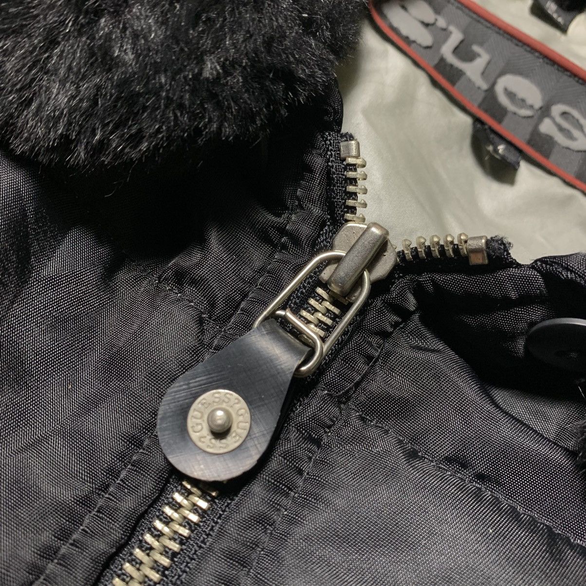 Guess 2000s Guess Vast Puffy Fur Reflective Y2k Winter Style Size US M / EU 48-50 / 2 - 9 Thumbnail