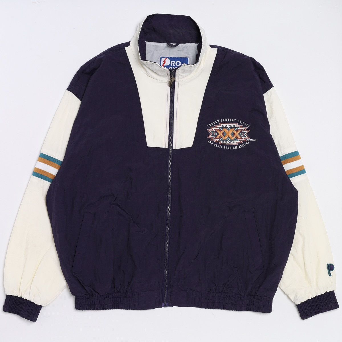 Pro Player Pro Player Super Bowl 1995 NFL Track Top Light Jacket Vintag Size US XL / EU 56 / 4 - 1 Thumbnail