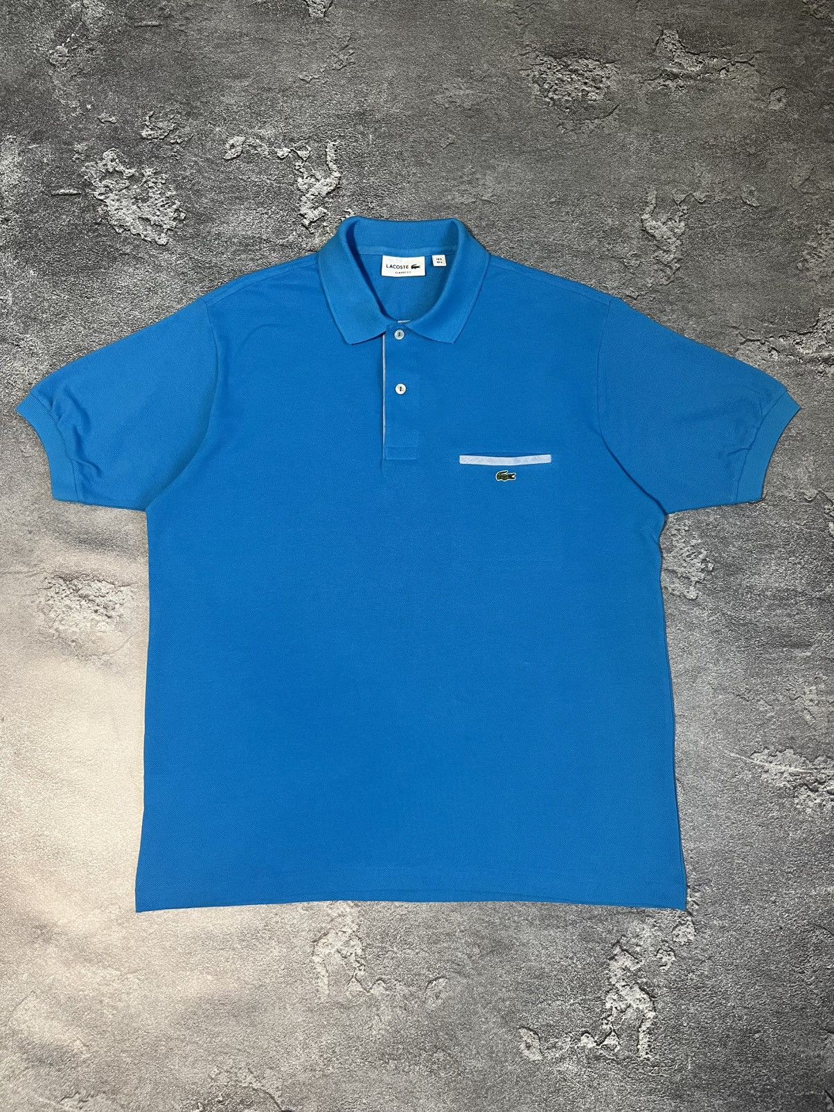 Lacoste Lacoste Classic Fit Blue Polo Shirt Size US L / EU 52-54 / 3 - 1 Thumbnail