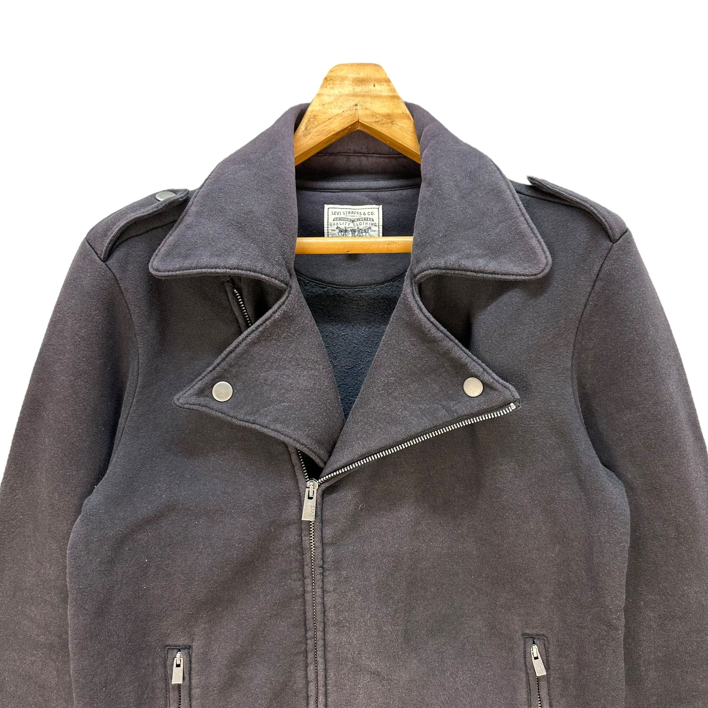 Levi's LEVI'S Punk Rock Mohawk Faded Double Collar Jacket #A80-1923 Size US M / EU 48-50 / 2 - 4 Thumbnail