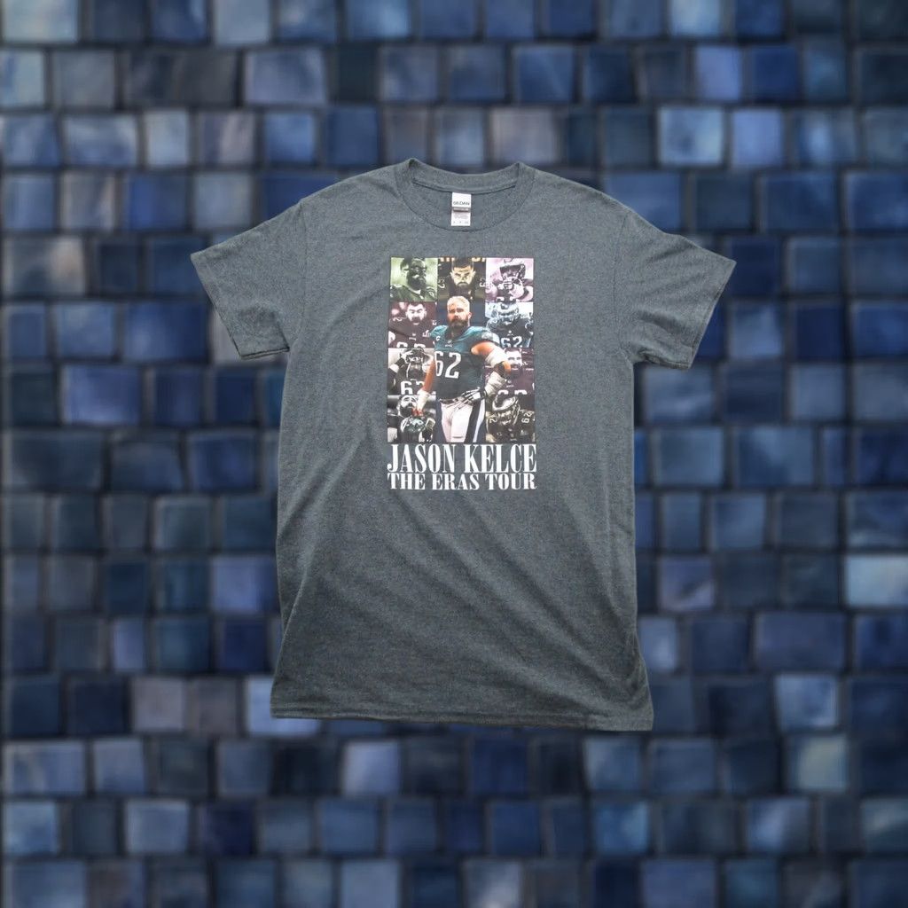 Gildan Jason Kelce Eras Tour Taylor Swift Parody Funny Shirt Adult S Multicolor NFL Shirts Mens Size US S / EU 44-46 / 1 - 1 Thumbnail