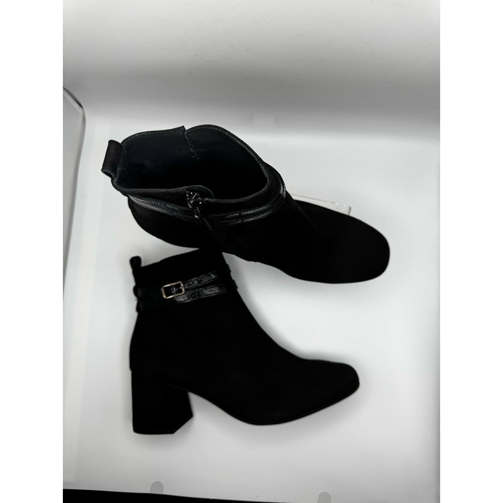 Other Paul Green Sydney Buckle Bootie In Black Suede Combo AU6.5 Size US 9 / IT 39 - 10 Thumbnail