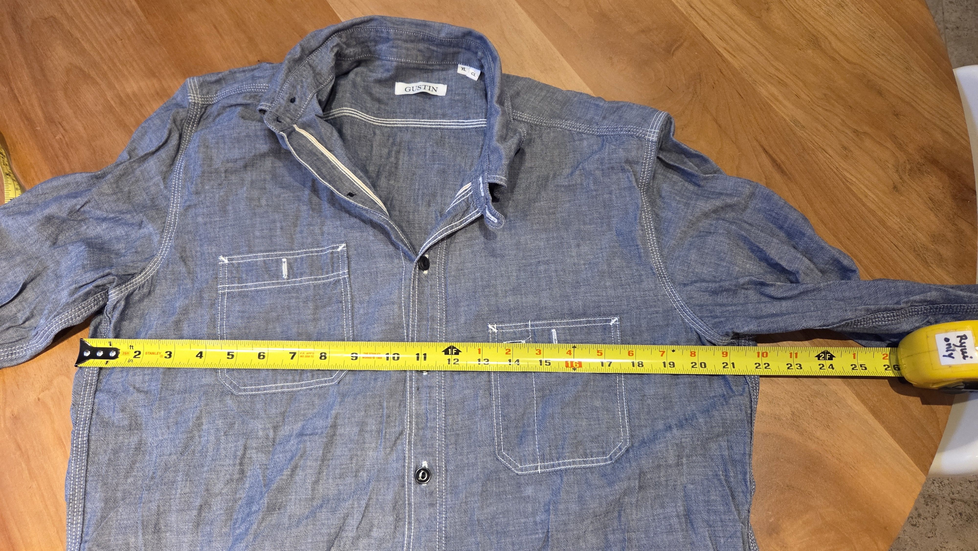 Gustin Gustin Selvedge Workshirt XL Classic Fit Size US XL / EU 56 / 4 - 3 Thumbnail