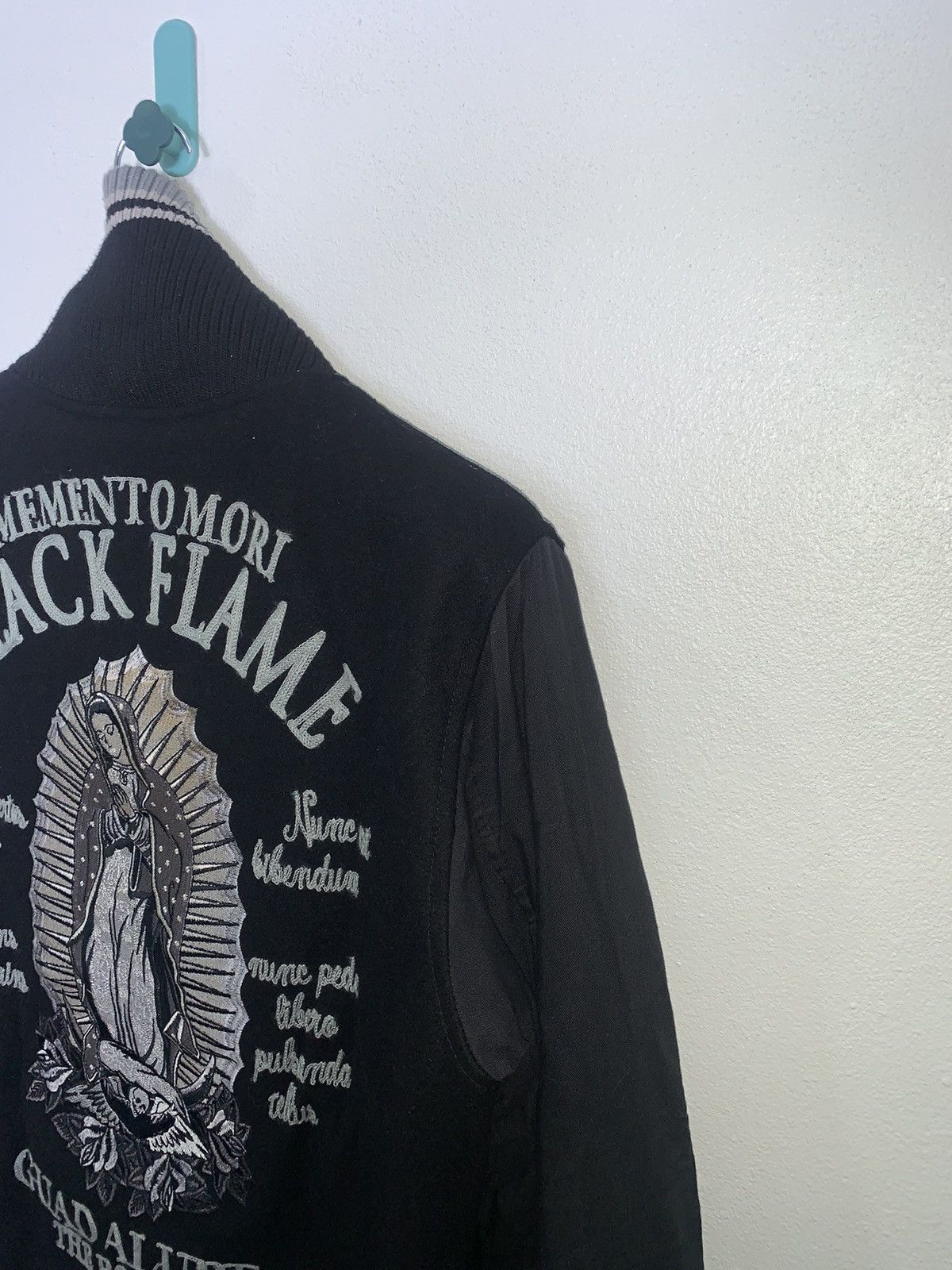 Vintage Vintage Virgin Marry By Black Flame Varsity Jacket Size US M / EU 48-50 / 2 - 14 Thumbnail