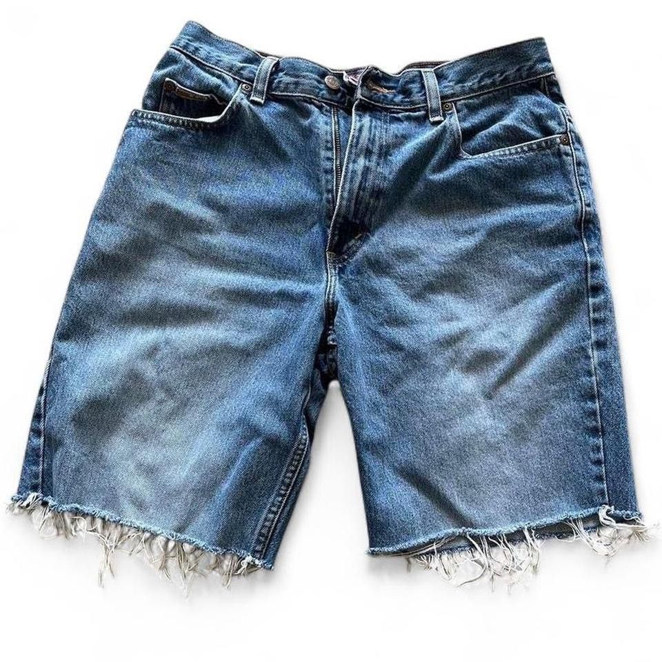 Eddie Bauer Faded blue cutoff jorts Size 27" / US 4 / IT 40 - 2 Thumbnail