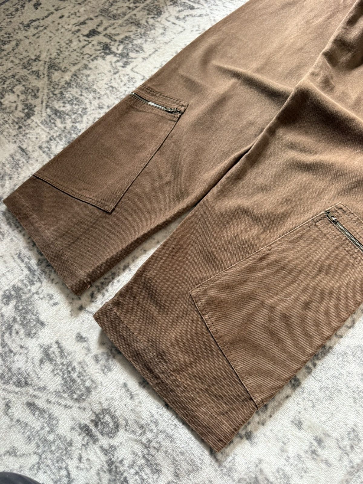 Japanese Brand Amore Puro Japan Deconstructed Heavy Cargo Baggy Pants Size US 29 - 20 Thumbnail