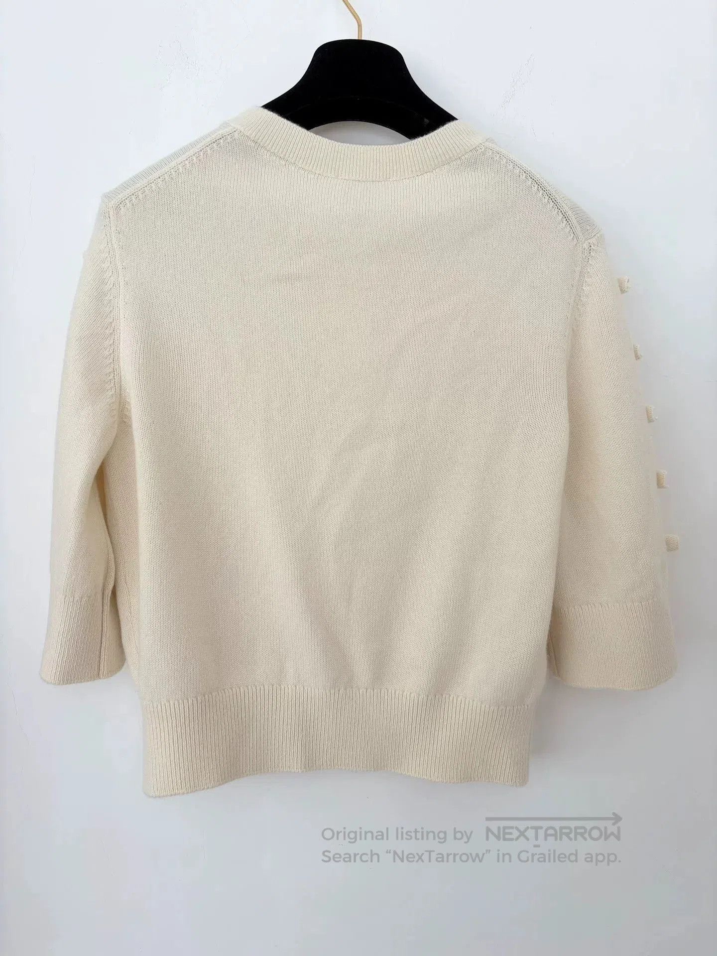 Chanel Chanel White Bow Knit Cardigan 38. Size US S / EU 44-46 / 1 - 2 Thumbnail