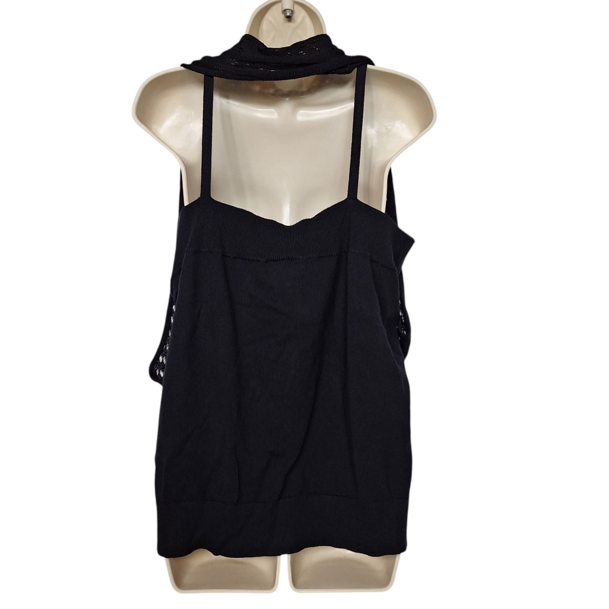 Torrid Torrid Crochet Knit Vest Tank Set Black Sleeveless Boho Laye Size 3XL / US 20-22 - 3 Thumbnail