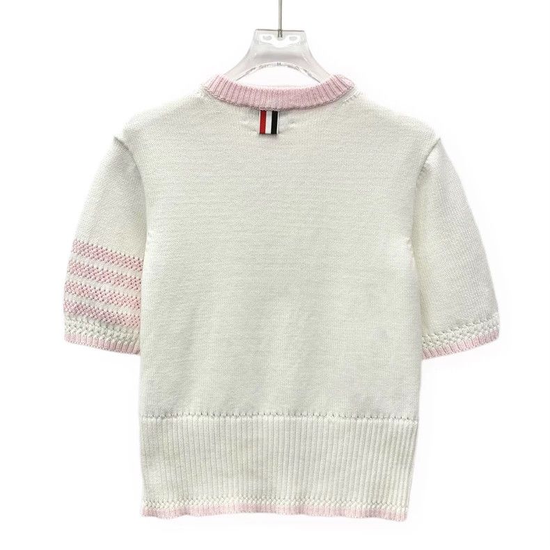 Thom Browne Thom Browne Round neck short sleeve knit Size S / US 4 / IT 40 - 2 Thumbnail