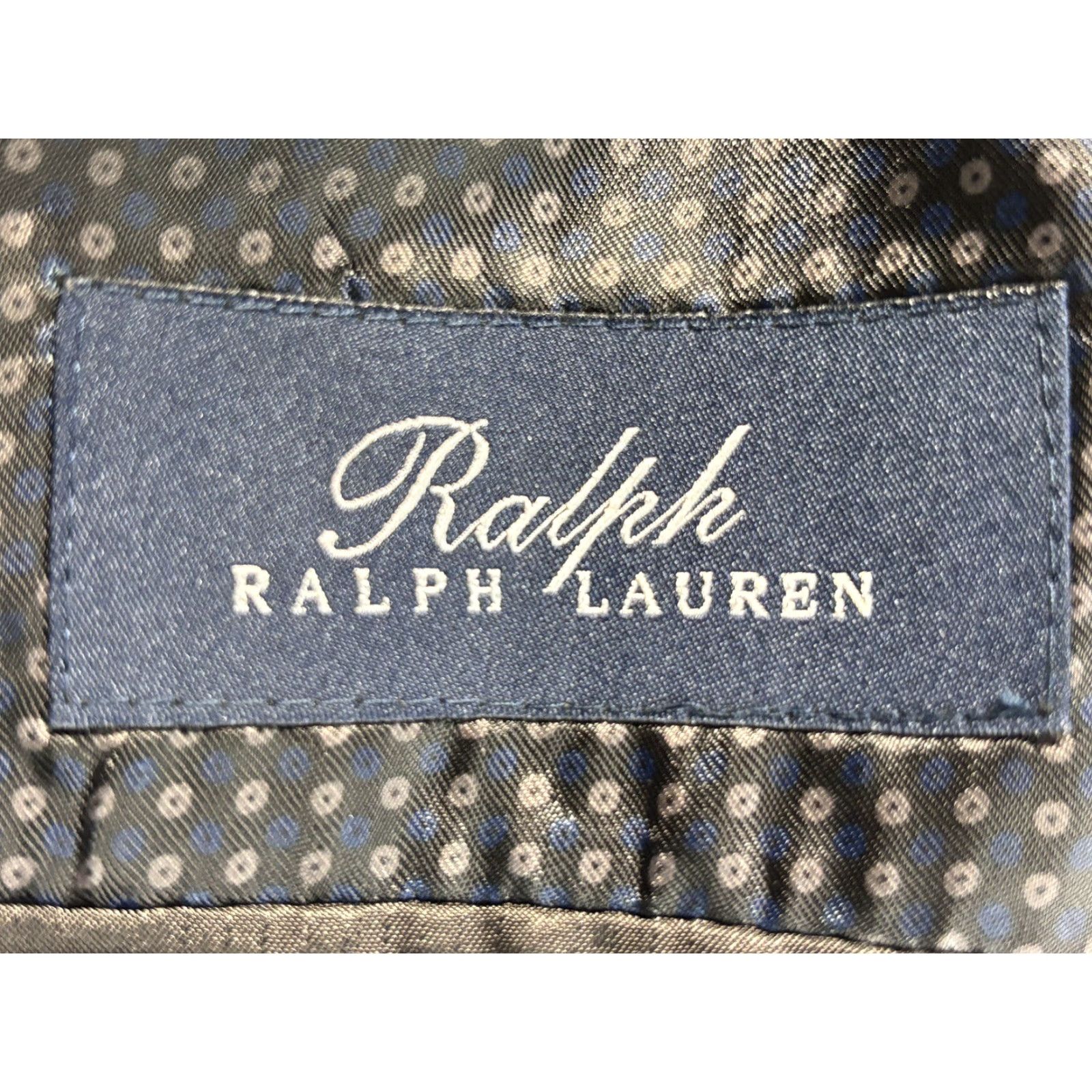 Ralph Lauren RALPH LAUREN Blazer Sport Coat Men’s 50R Black Wool Silk Blend Notch 2-Button Size 50R - 7 Thumbnail