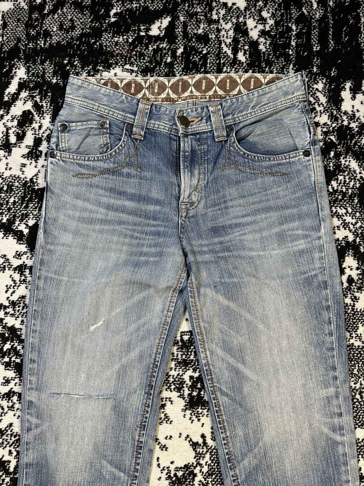 Kapital Flared Edwin Exclusive Vintage Mud Wash Jeans Size US 30 / EU 46 - 3 Thumbnail