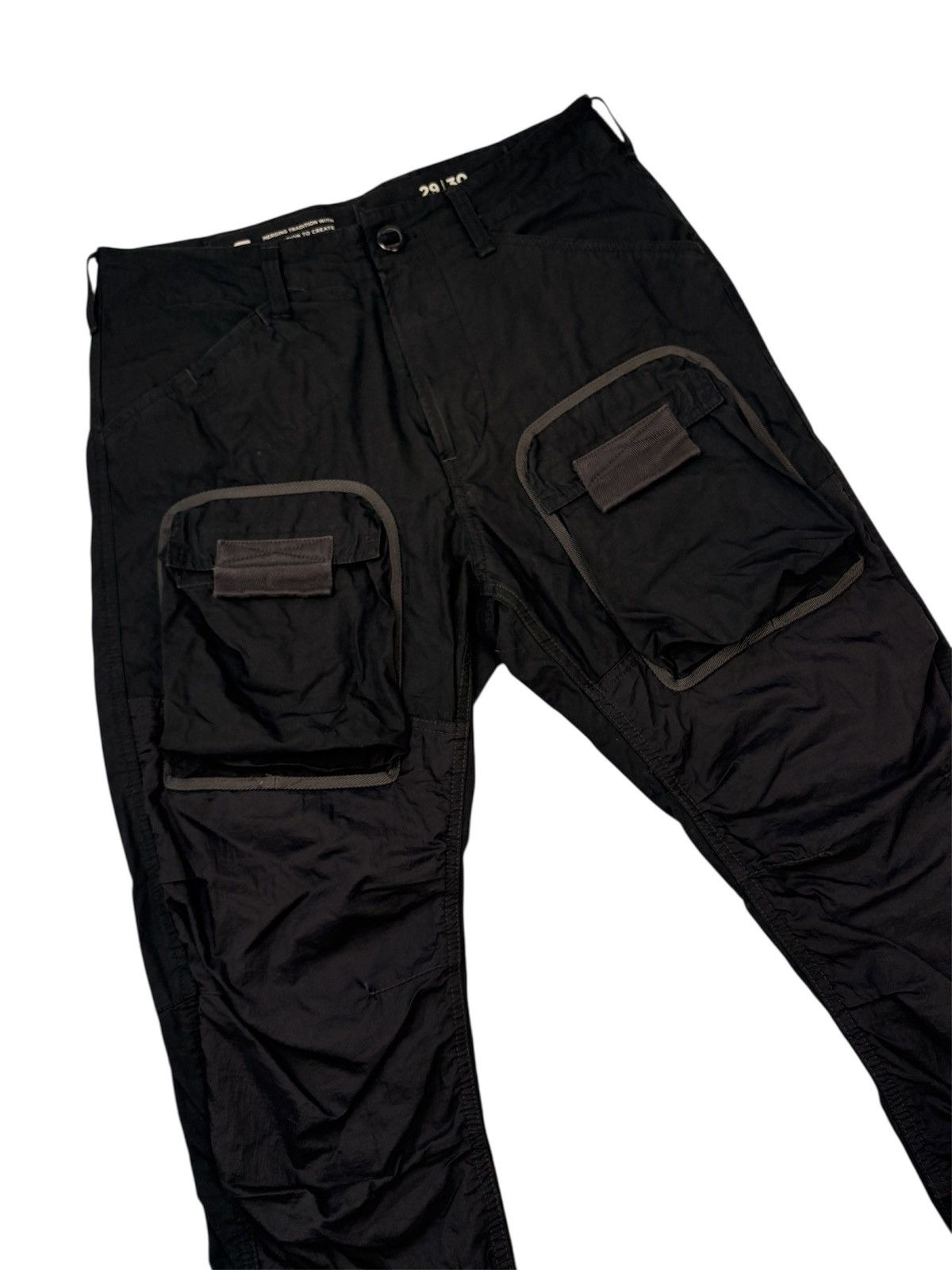 G-Star G-Star Raw Multi pocket Pants Black 29x30 Size US 29 - 2 Thumbnail