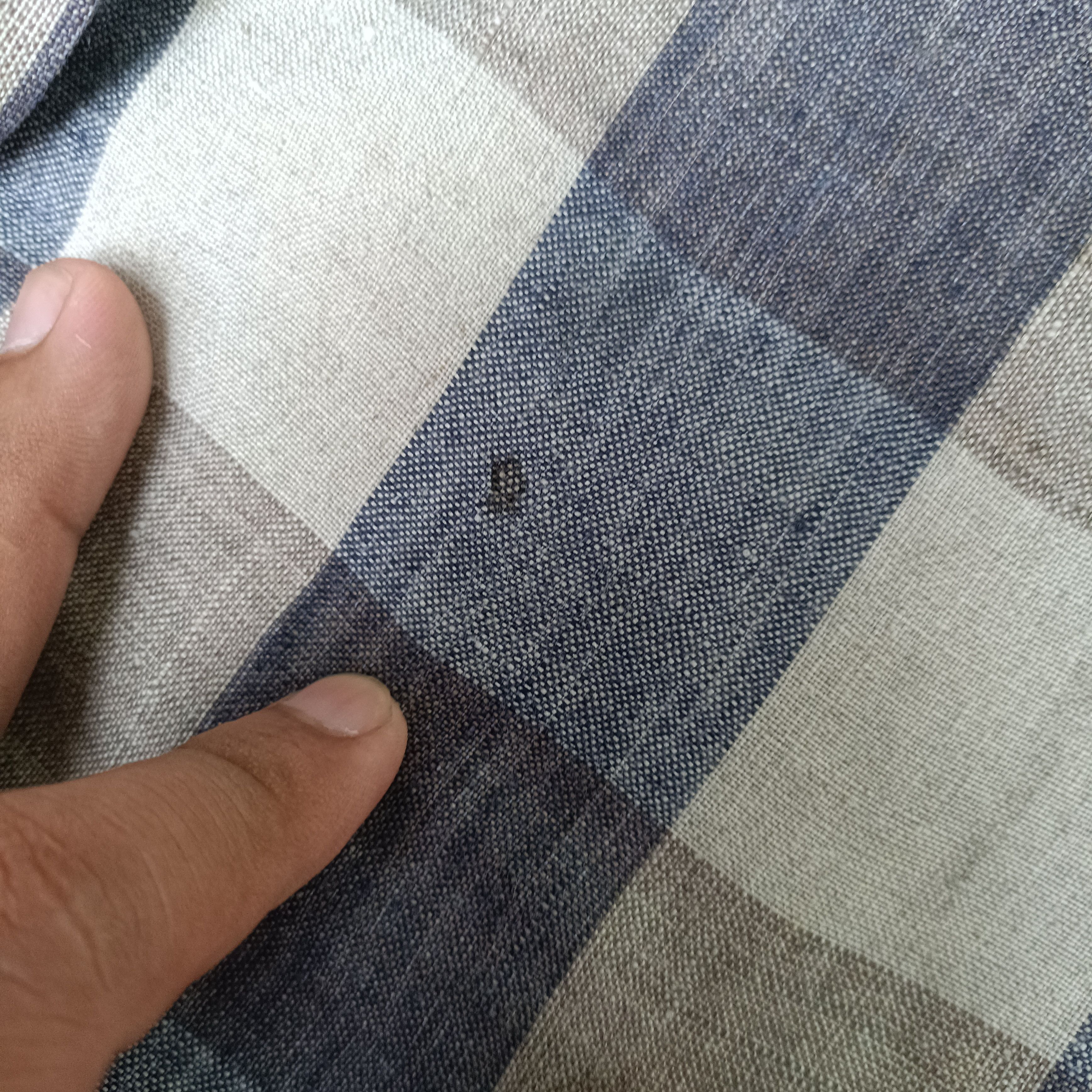 Marithe + Francois Girbaud Vintage MFG Plaid Tartan linen shirt Size US L / EU 52-54 / 3 - 10 Thumbnail