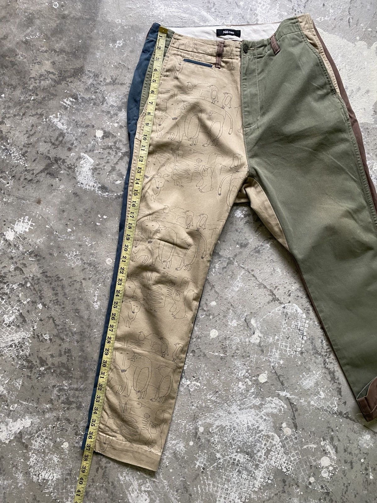 Issey Miyake × Ne-Net × Vintage Vintage Ne-Net By Issey Miyake 4 Tones Pants Size US 30 / EU 46 - 15 Thumbnail